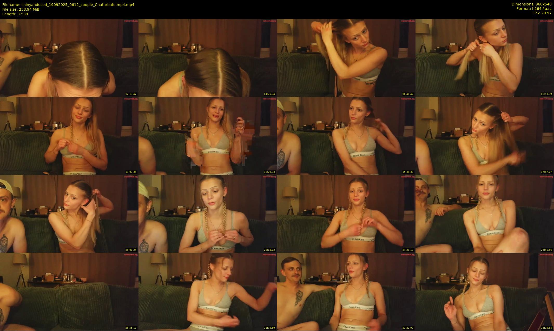 shinyandused — 38 minute Chaturbate couple cam show recording, 480p, Sep 19, 2025