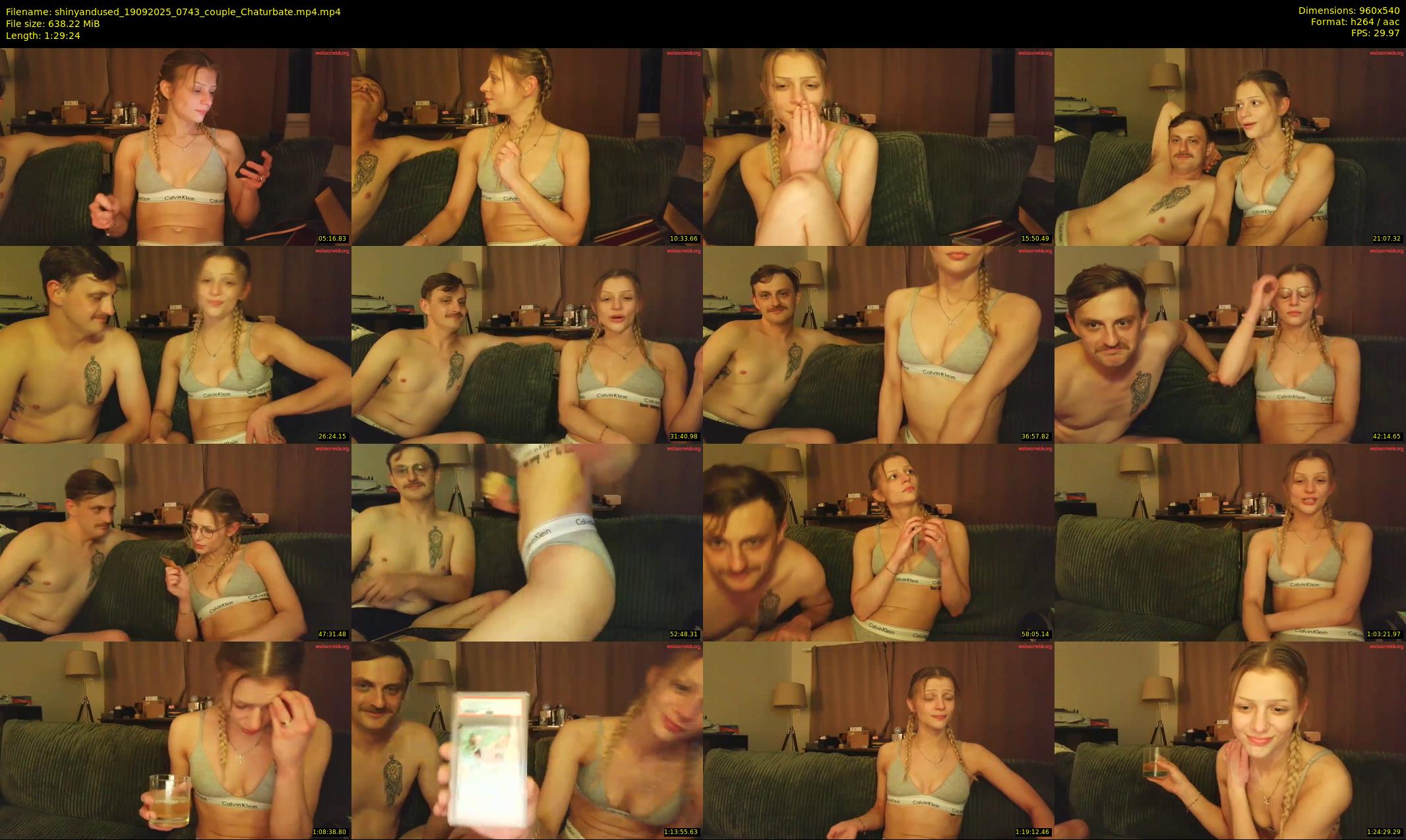 shinyandused — 90 minute Chaturbate couple cam show recording, 480p, Sep 19, 2025