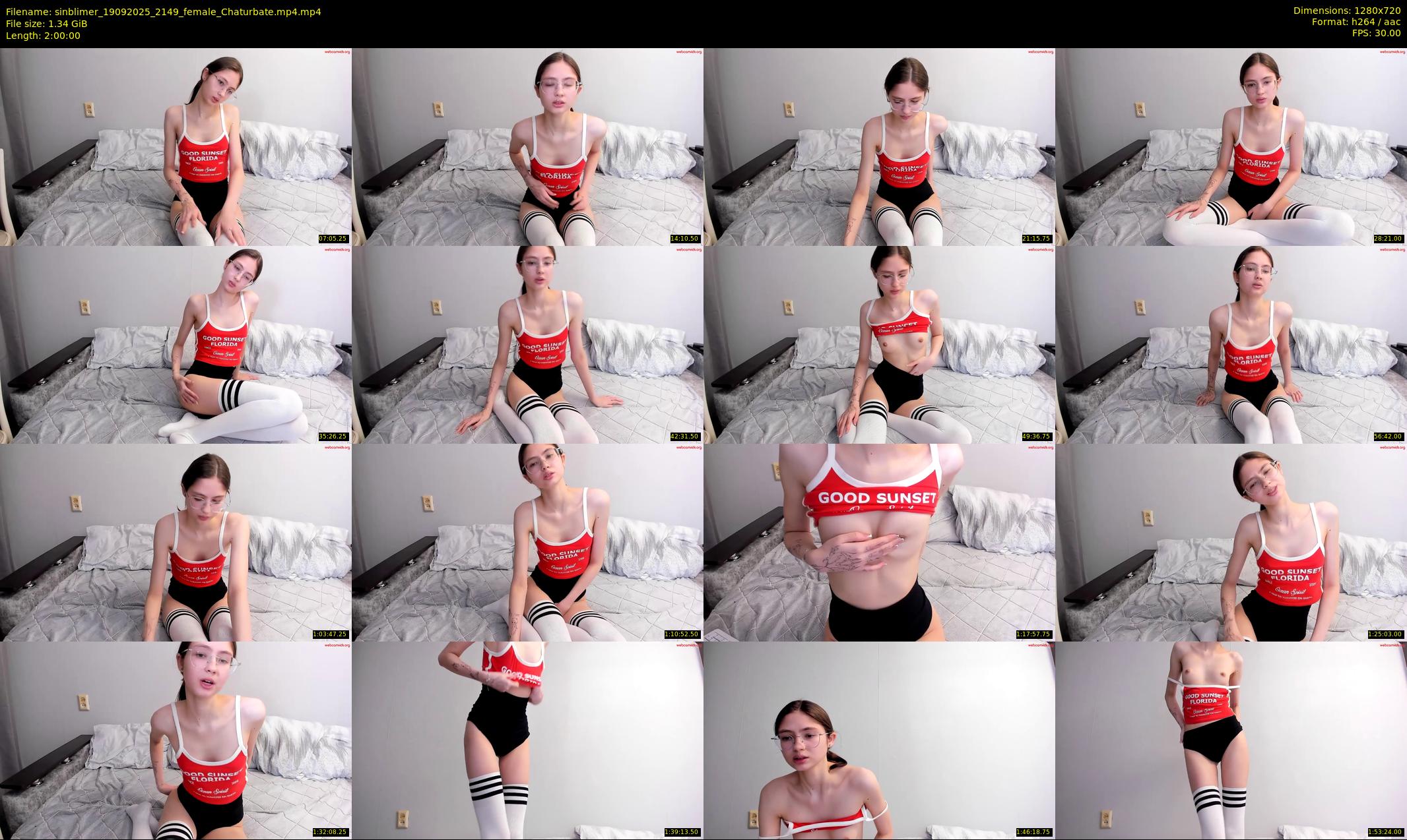 sinblimer — 120 minute Chaturbate female cam show recording, 720p, Sep 19, 2025