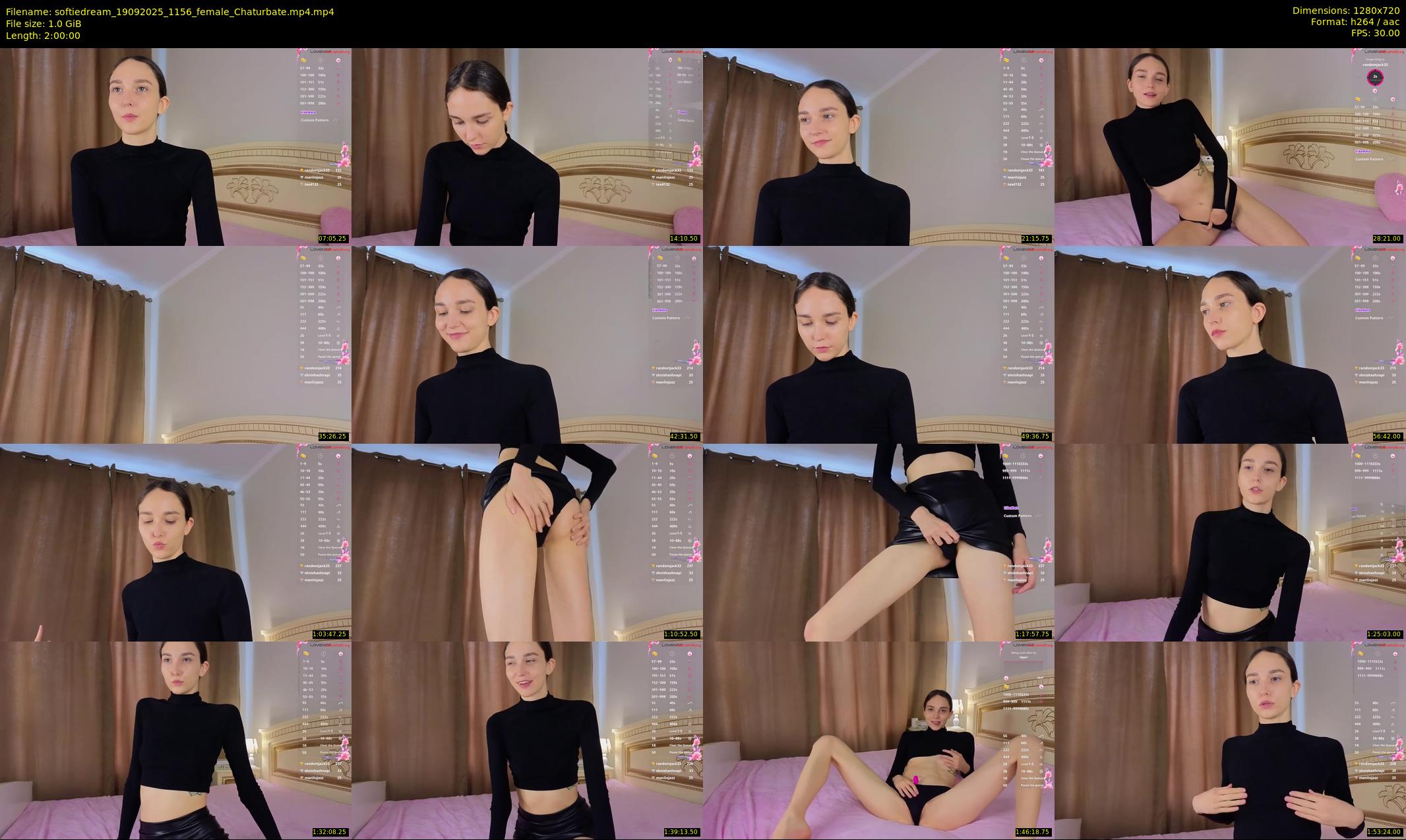 softiedream — 120 minute Chaturbate female cam show recording, 720p, Sep 19, 2025