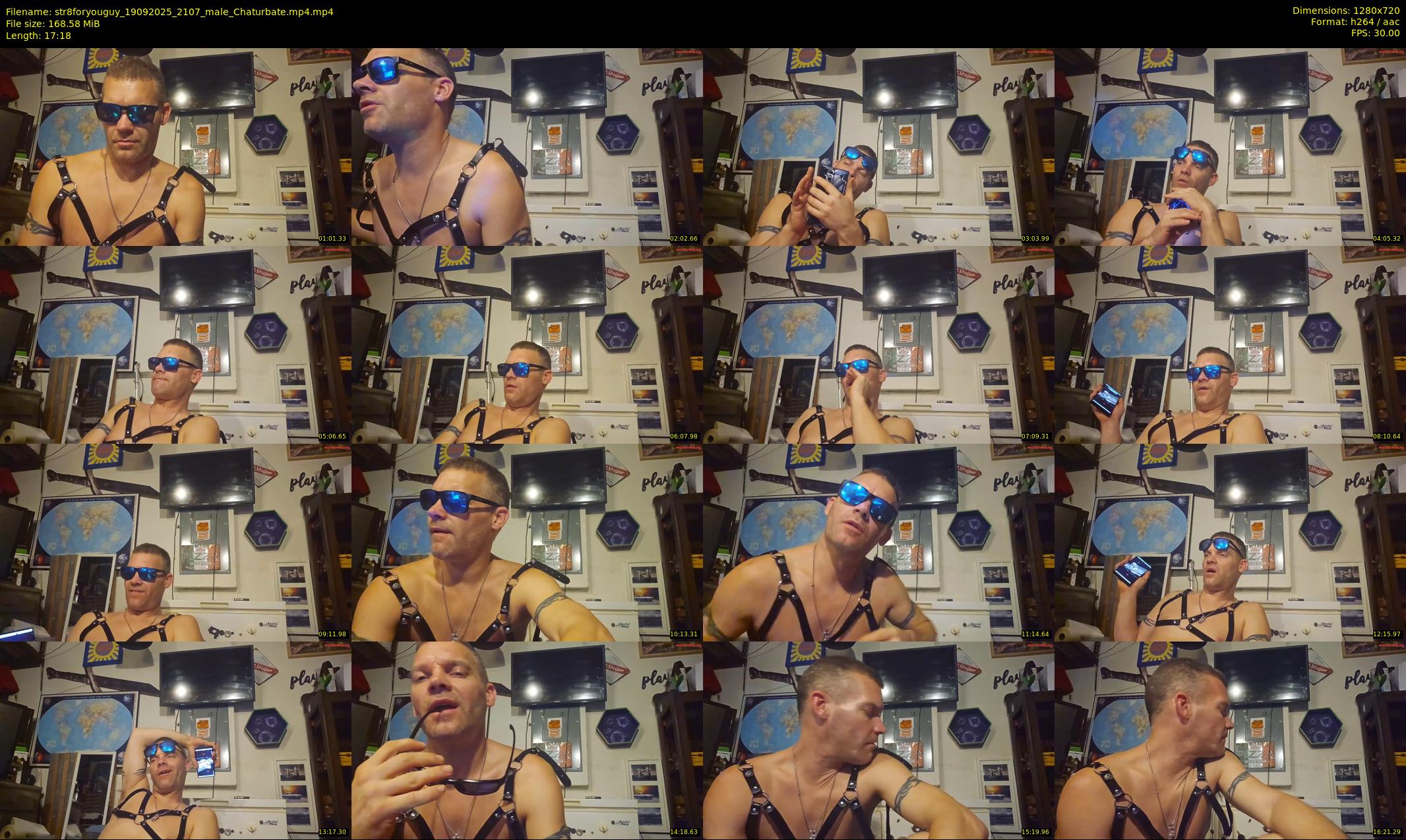 str8foryouguy — 18 minute Chaturbate male cam show recording, 720p, Sep 19, 2025