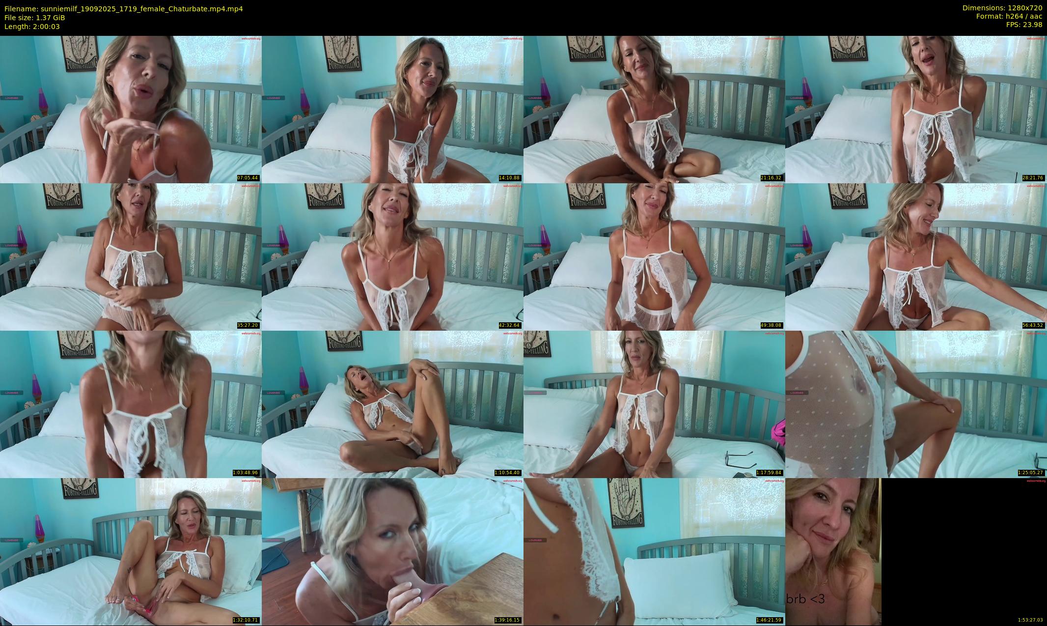 sunniemilf — 121 minute Chaturbate female cam show recording, 720p, Sep 19, 2025