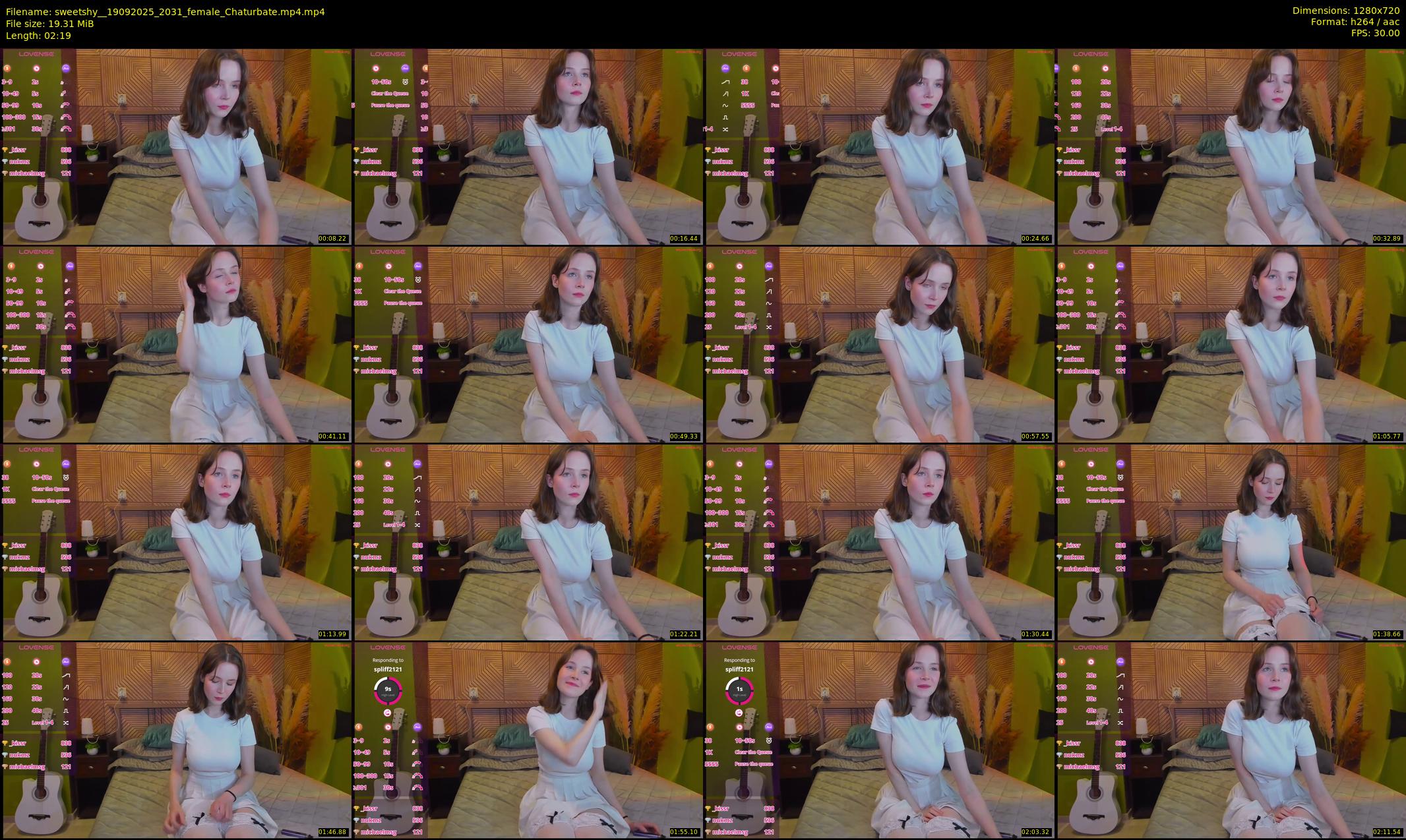 sweetshy_ — 3 minute Chaturbate female cam show recording, 720p, Sep 19, 2025