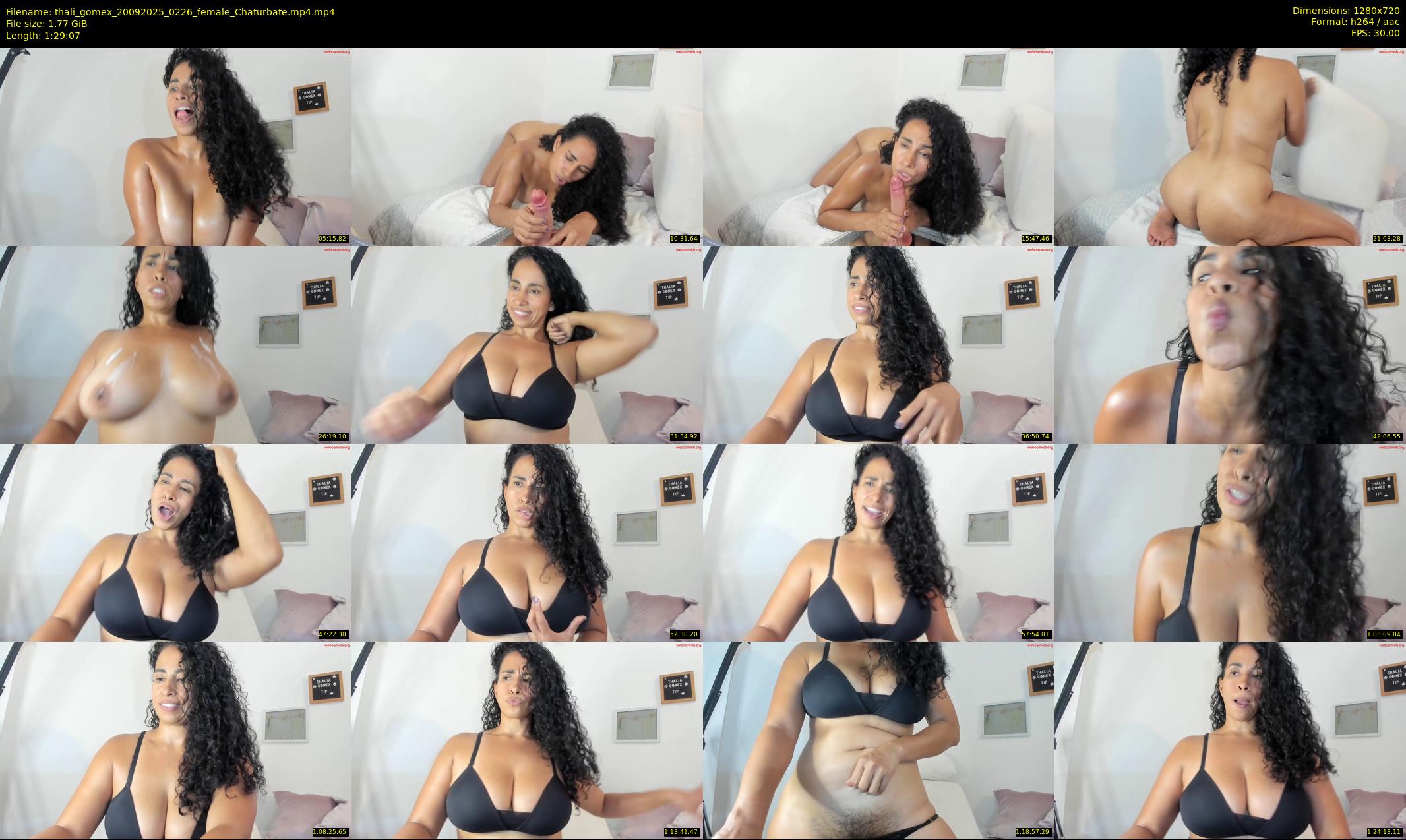 thali_gomex — 90 minute Chaturbate female cam show recording, 720p, Sep 20, 2025