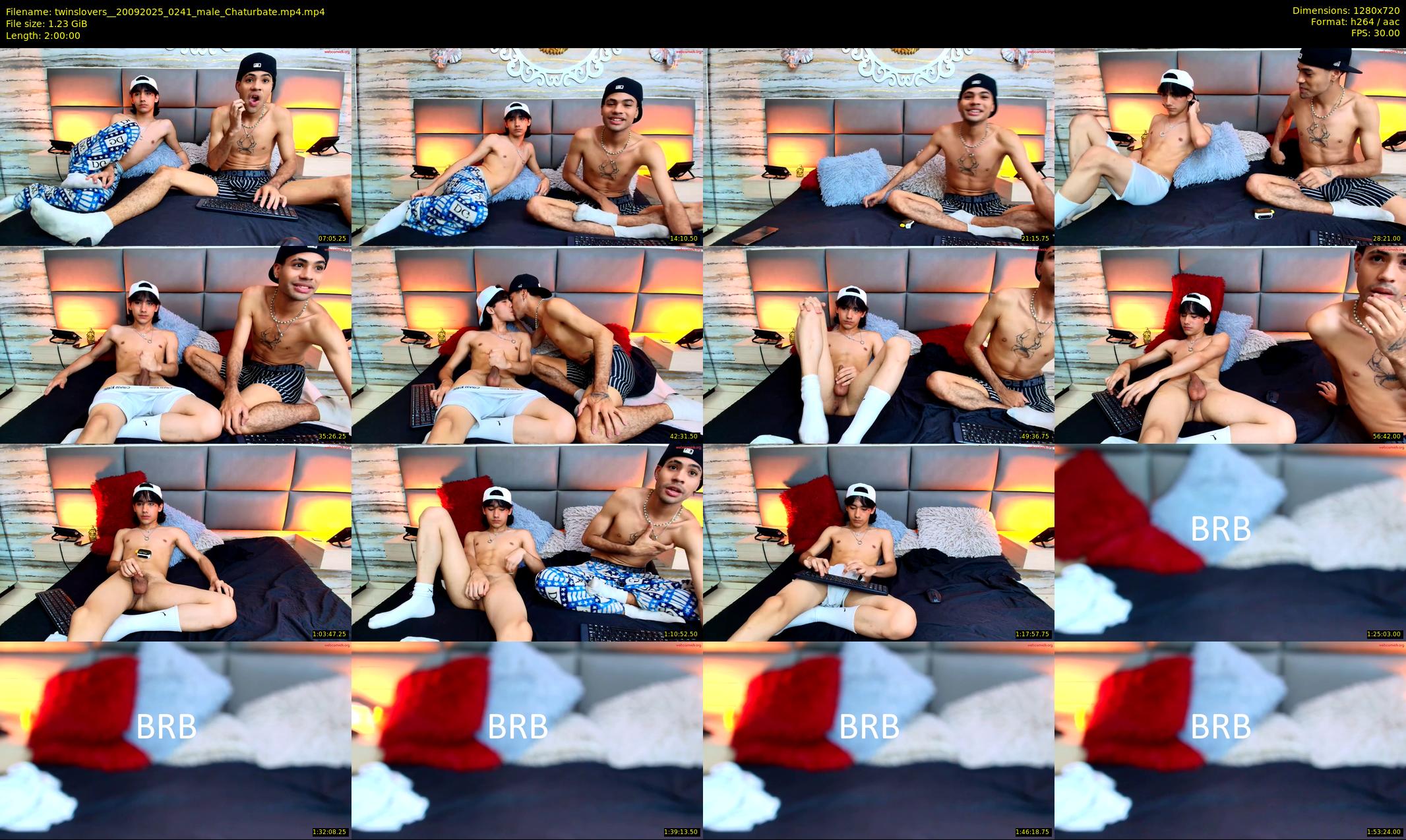 twinslovers_ — 120 minute Chaturbate couple cam show recording, 720p, Sep 20, 2025