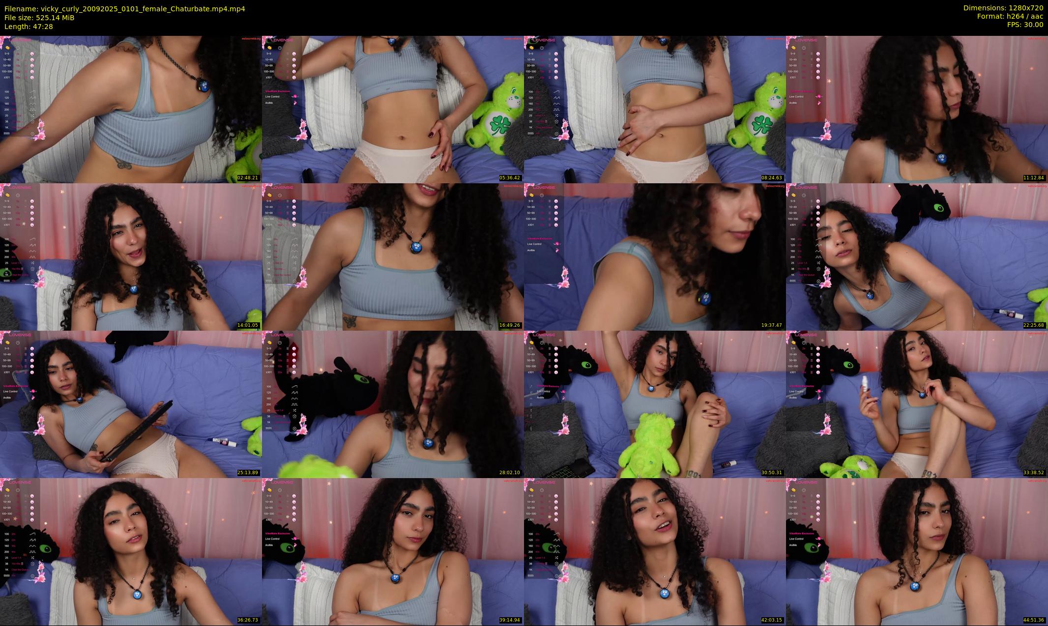 vicky_curly — 48 minute Chaturbate female cam show recording, 720p, Sep 20, 2025
