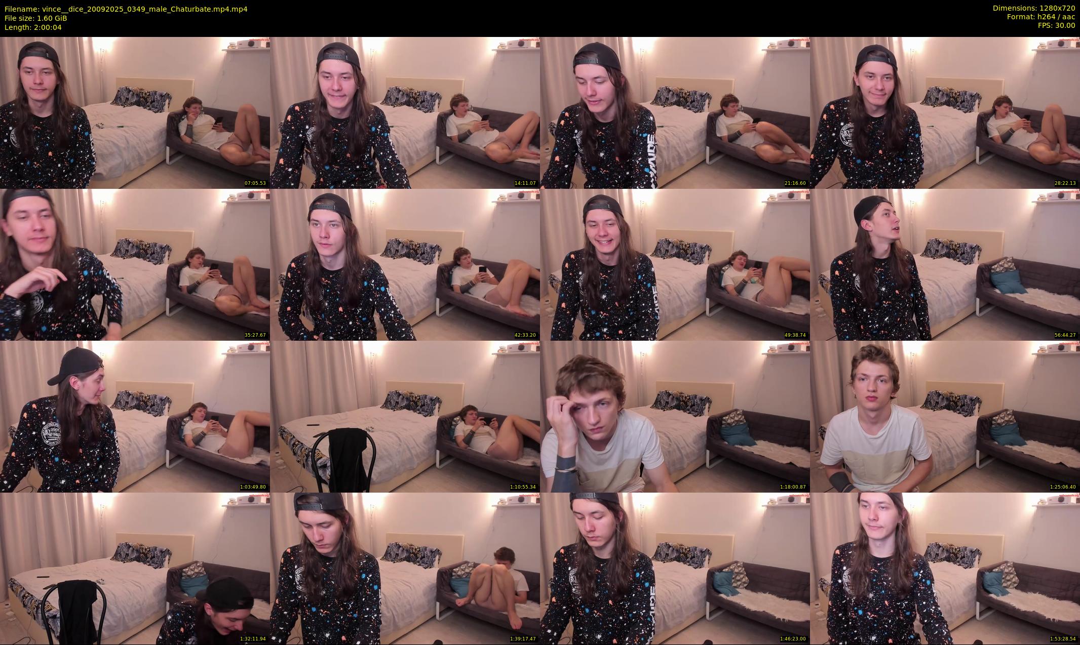 vince__dice — 121 minute Chaturbate male cam show recording, 720p, Sep 20, 2025