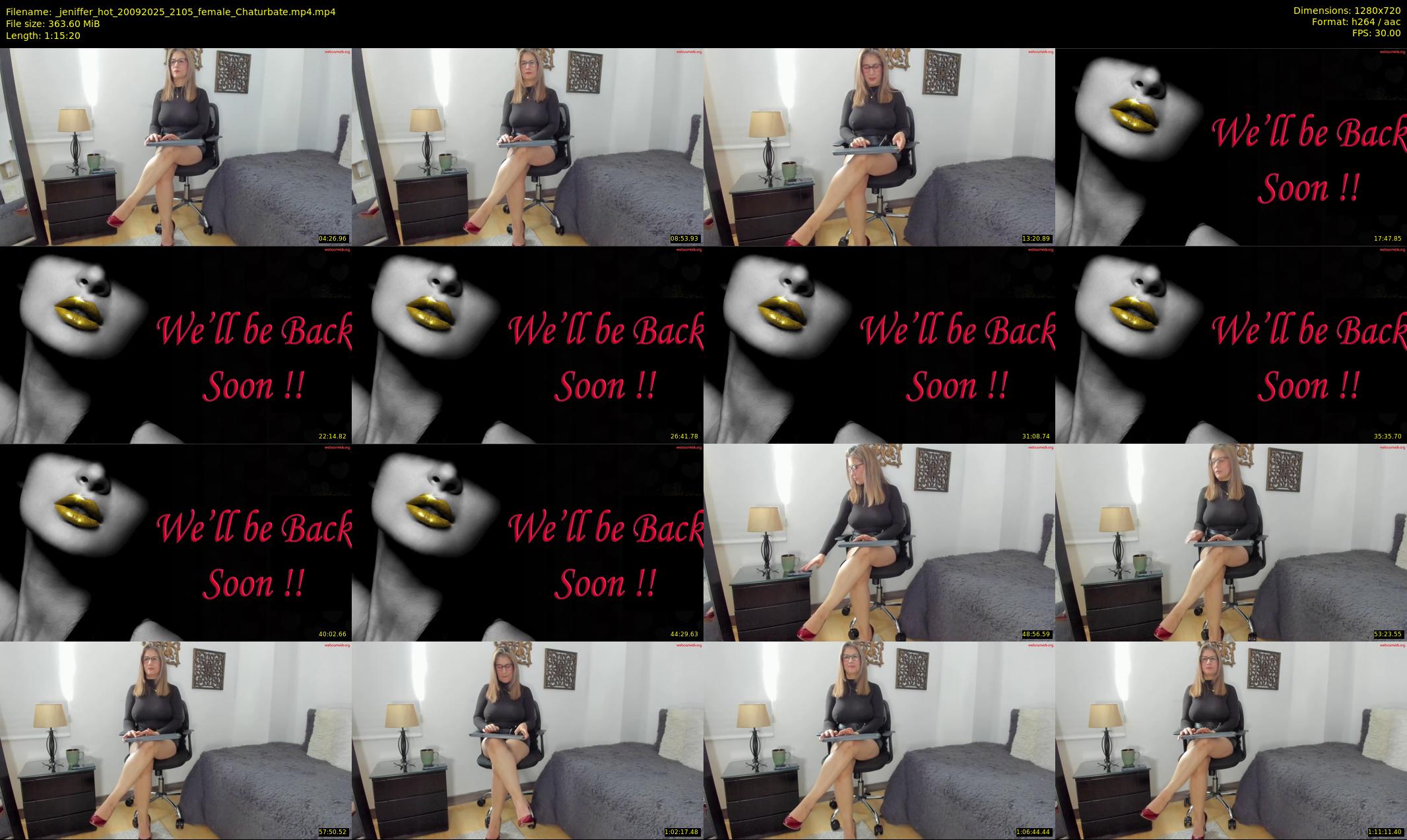 _jeniffer_hot — 76 minute Chaturbate female cam show recording, 720p, Sep 20, 2025