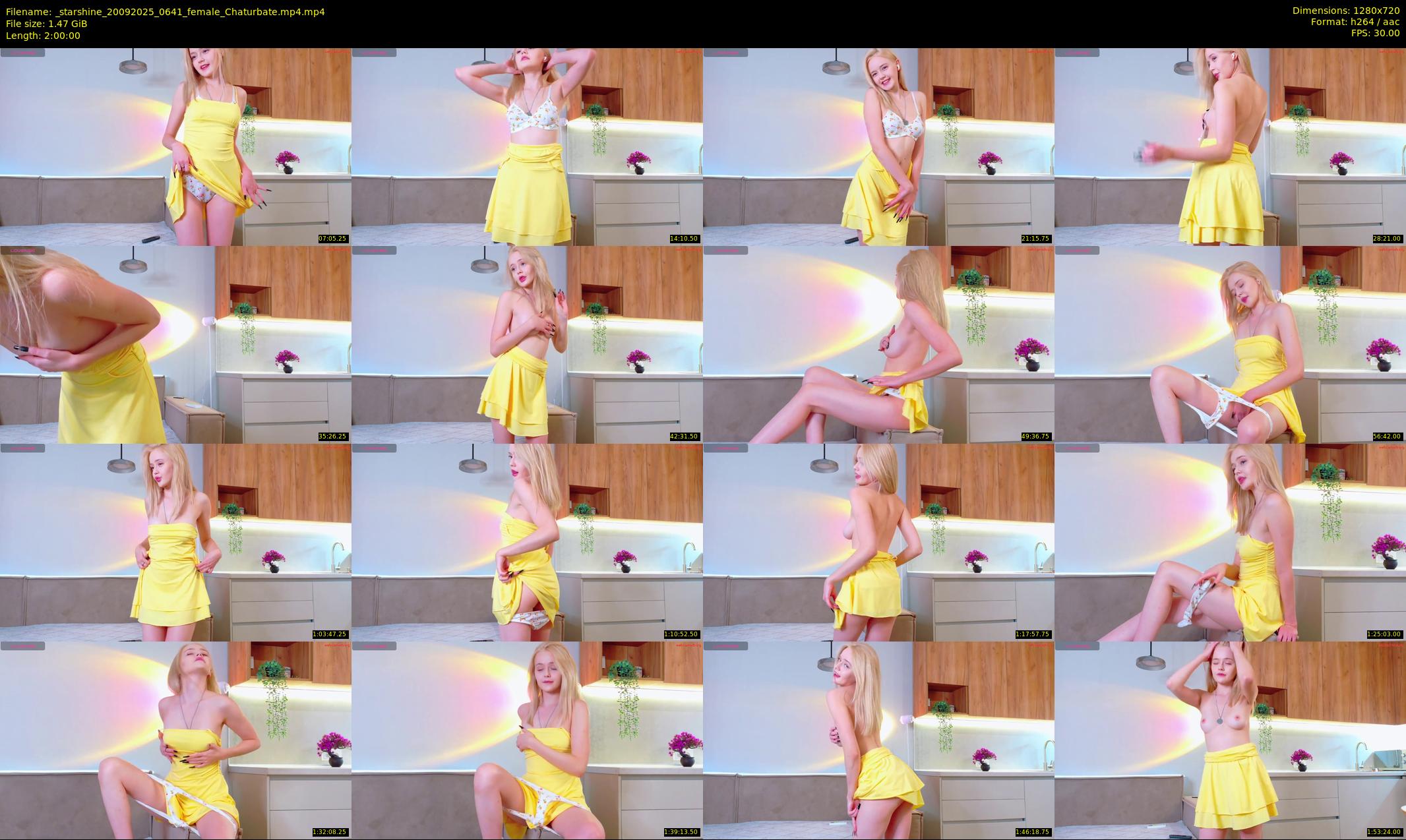 _starshine — 120 minute Chaturbate female cam show recording, 720p, Sep 20, 2025