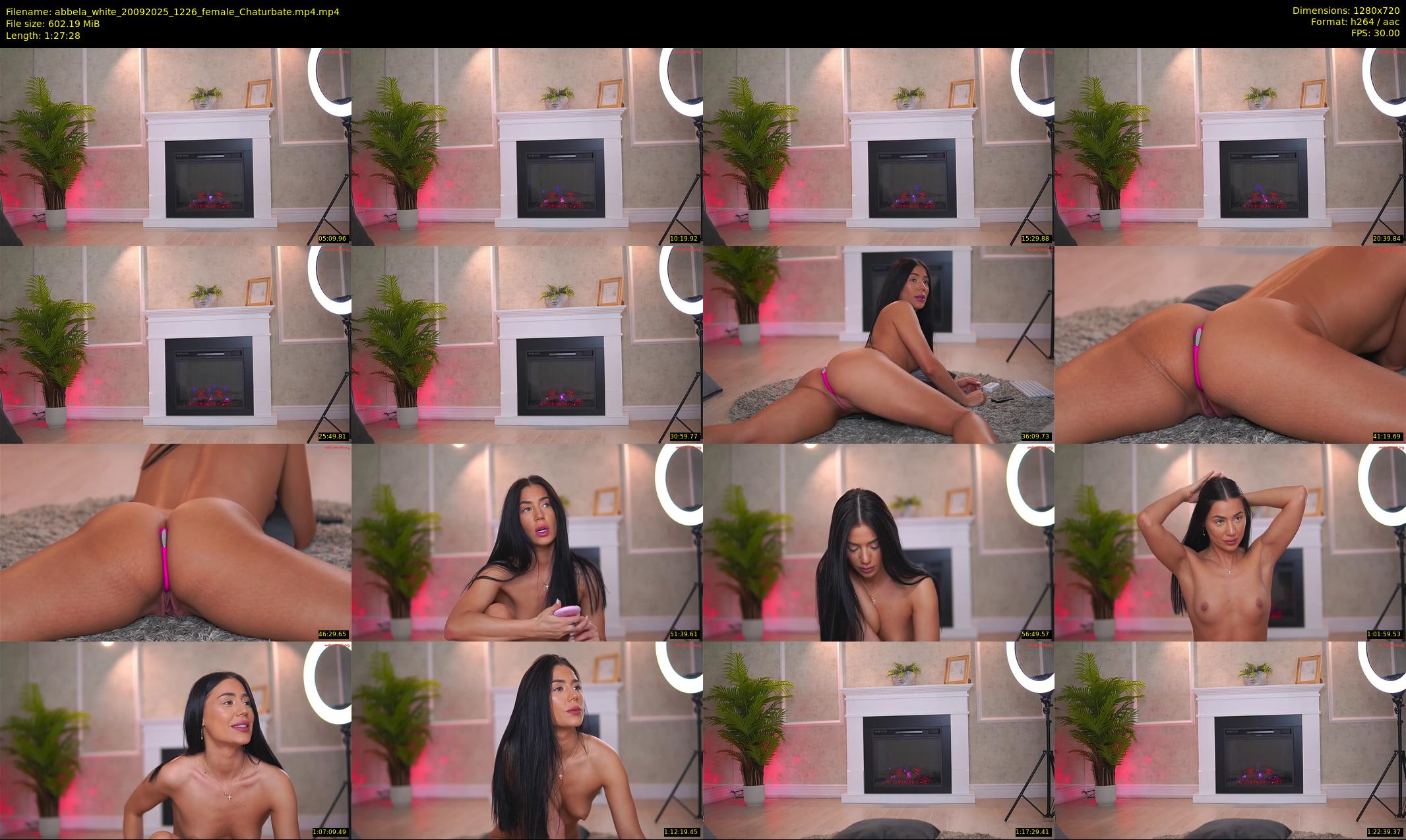abbela_white — 88 minute Chaturbate female cam show recording, 720p, Sep 20, 2025