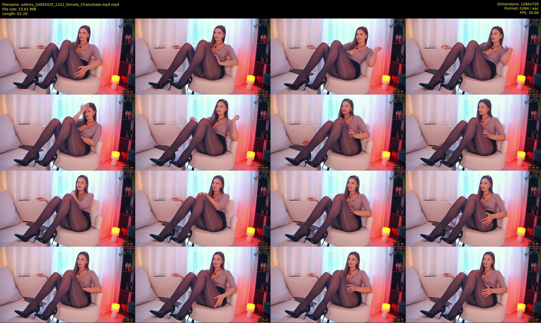 ad0res — 3 minute Chaturbate female cam show recording, 720p, Sep 20, 2025