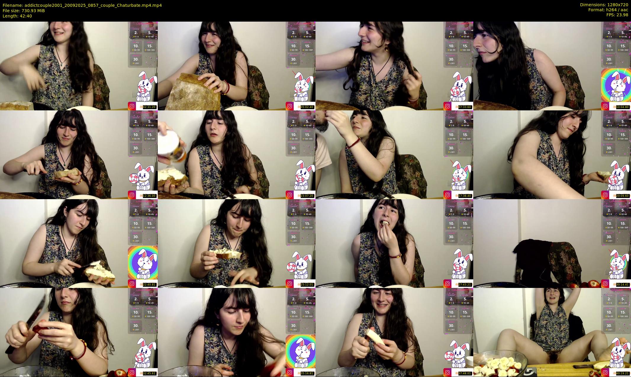 addictcouple2001 — 43 minute Chaturbate couple cam show recording, 720p, Sep 20, 2025