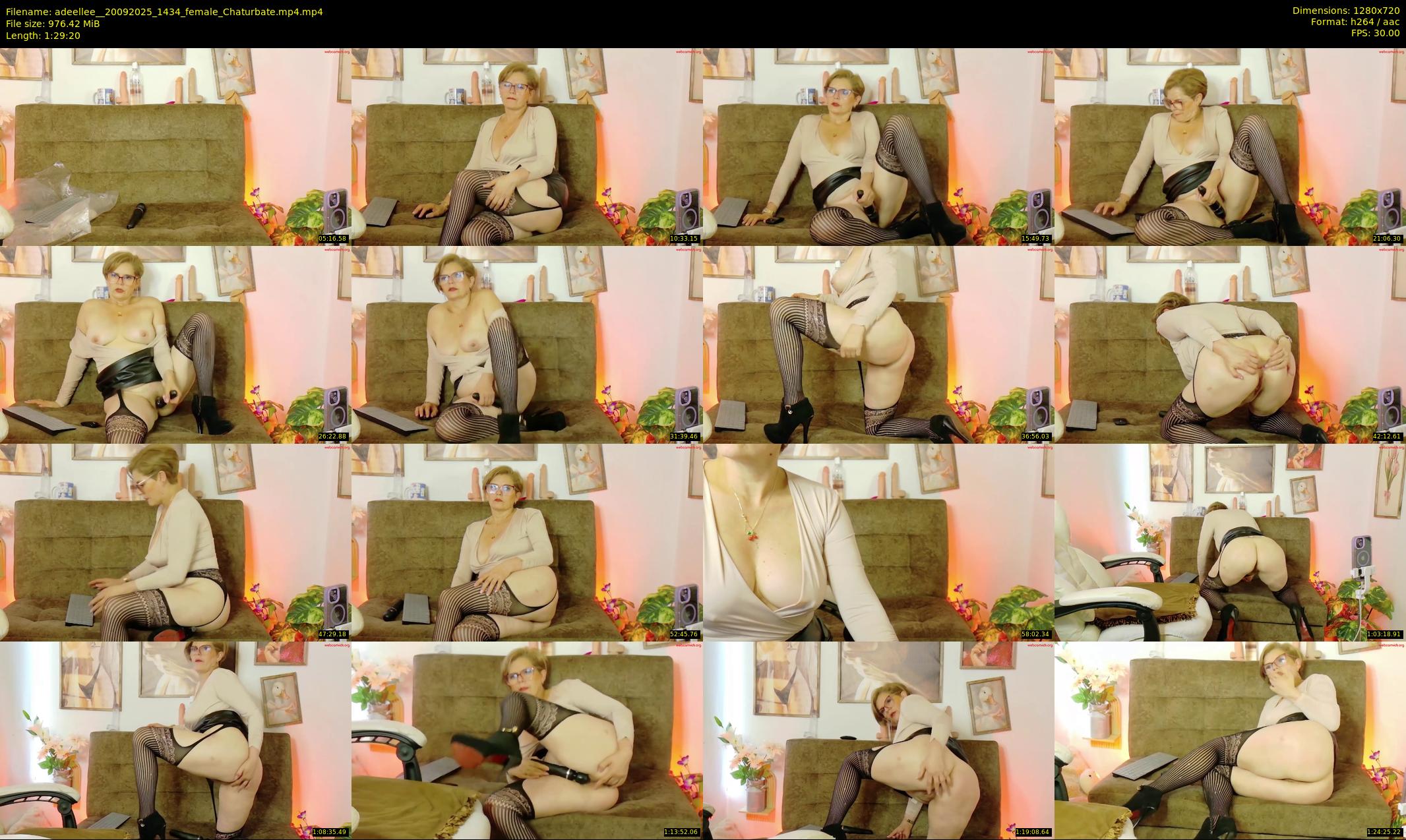adeellee_ — 90 minute Chaturbate female cam show recording, 720p, Sep 20, 2025