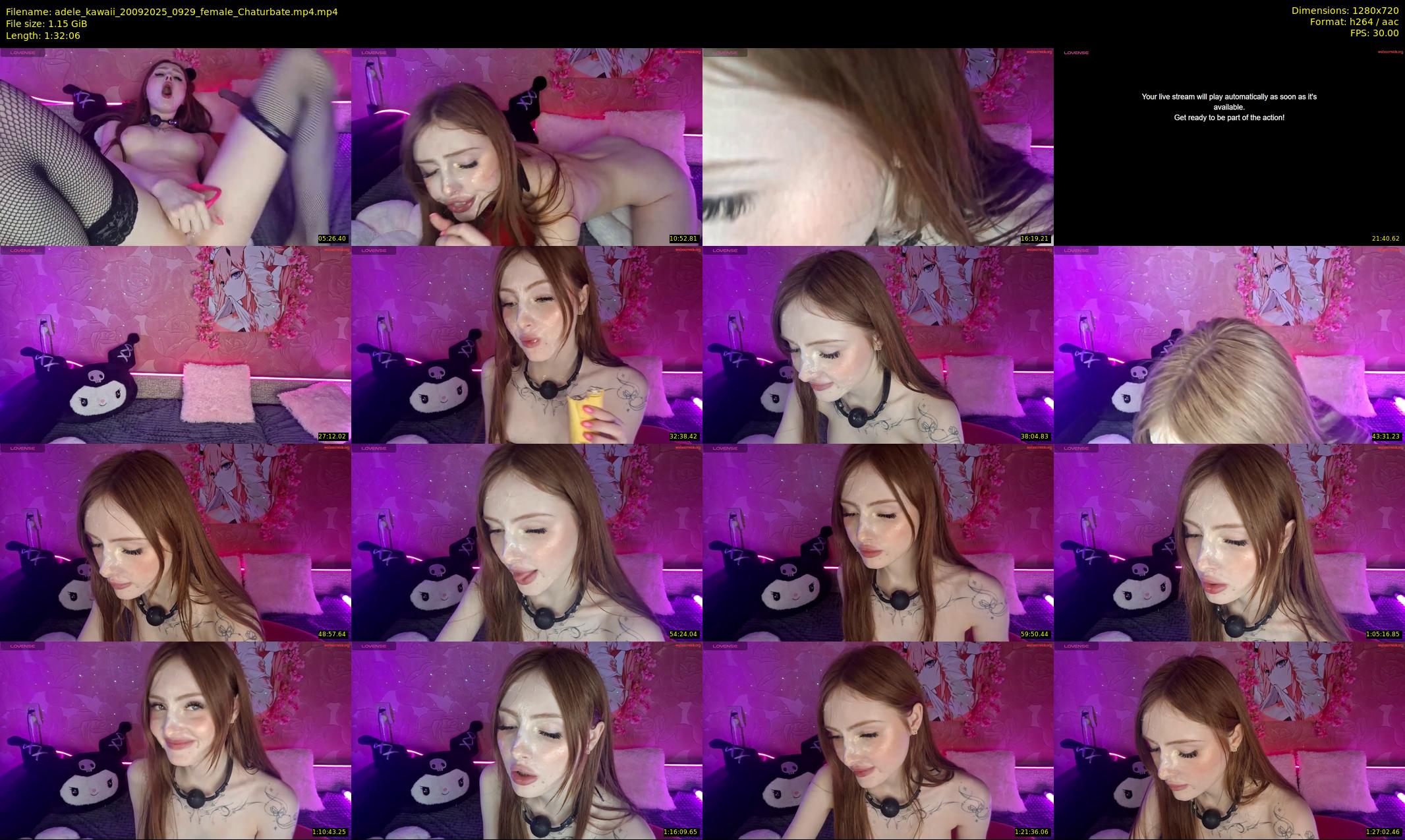 adele_kawaii — 93 minute Chaturbate female cam show recording, 720p, Sep 20, 2025