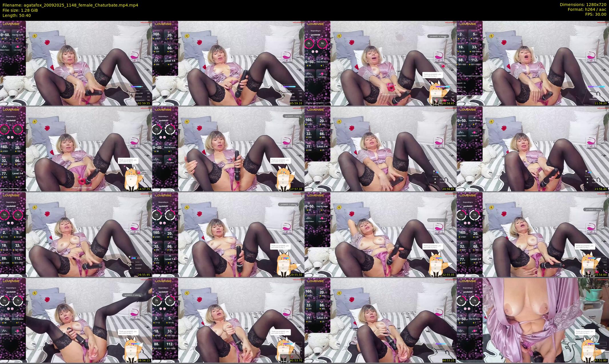 agatafox — 51 minute Chaturbate female cam show recording, 720p, Sep 20, 2025