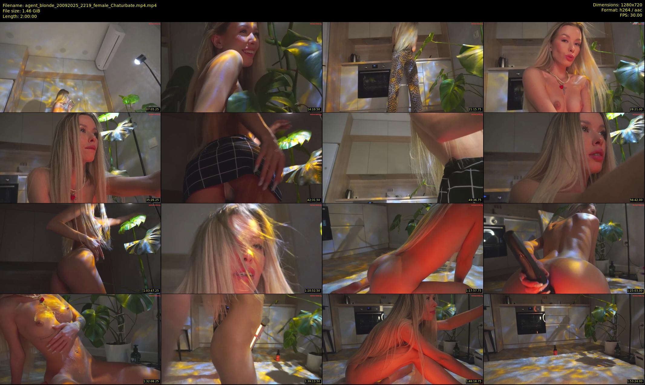 agent_blonde — 120 minute Chaturbate female cam show recording, 720p, Sep 20, 2025
