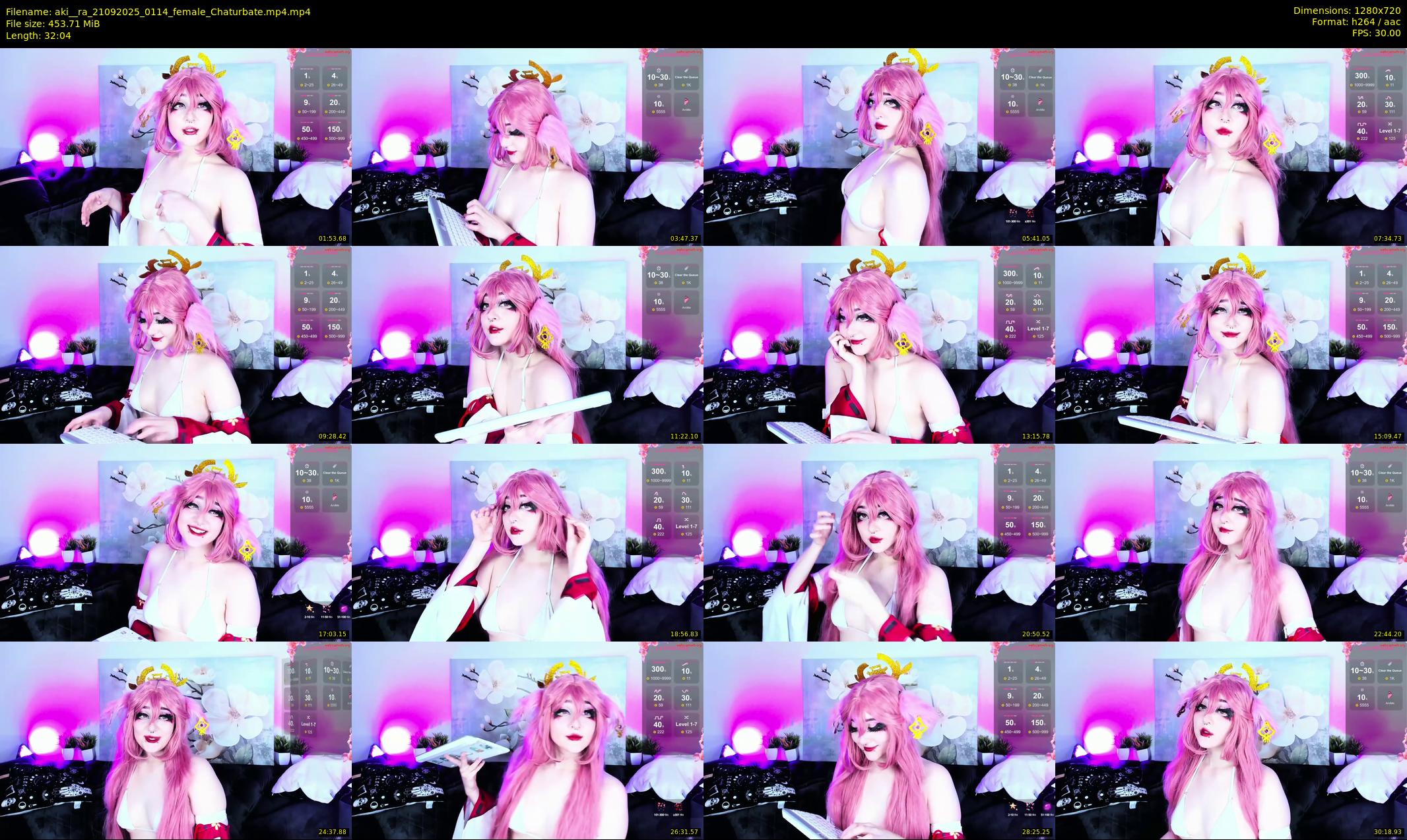 aki__ra — 33 minute Chaturbate female cam show recording, 720p, Sep 21, 2025