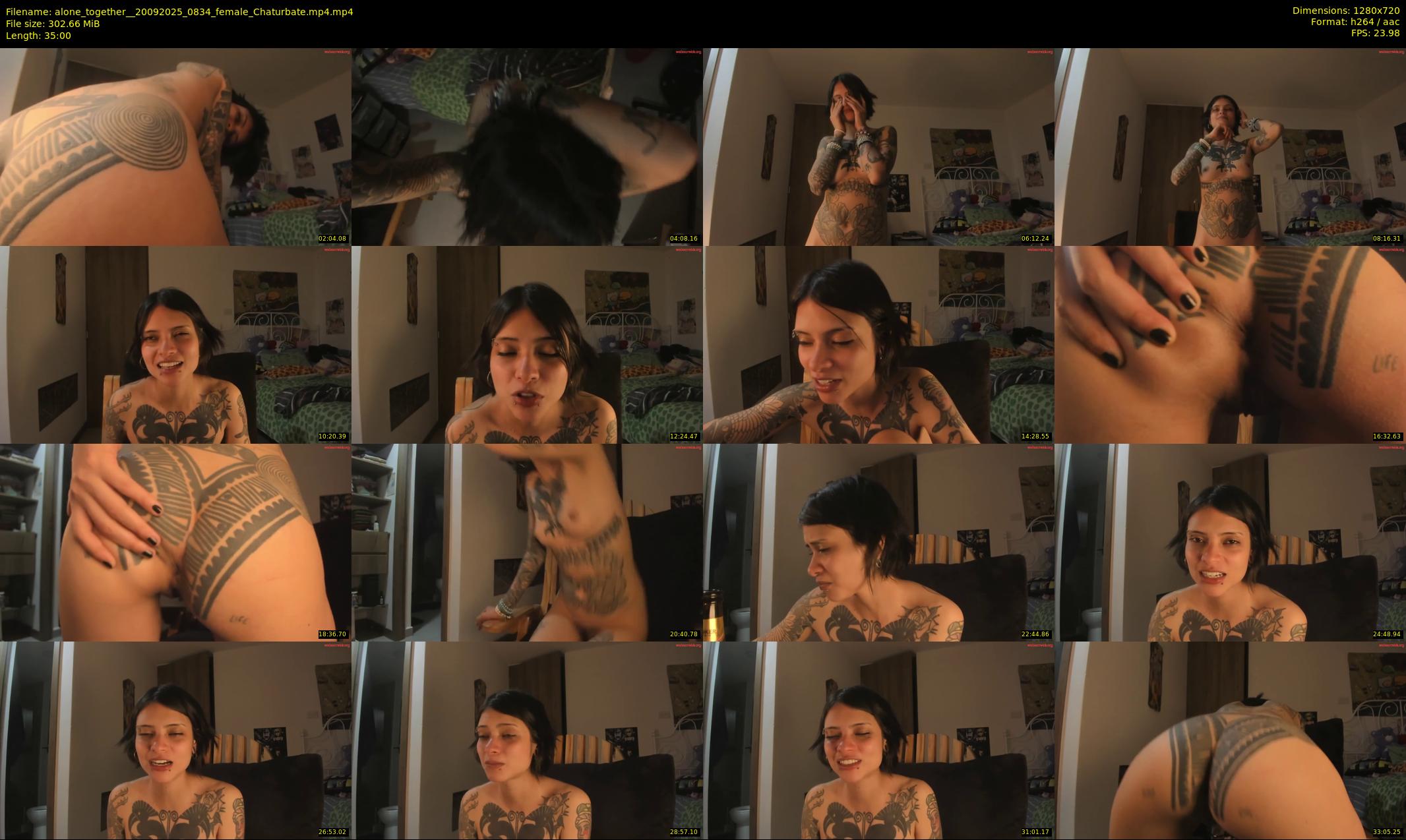 alone_together_ — 35 minute Chaturbate female cam show recording, 720p, Sep 20, 2025