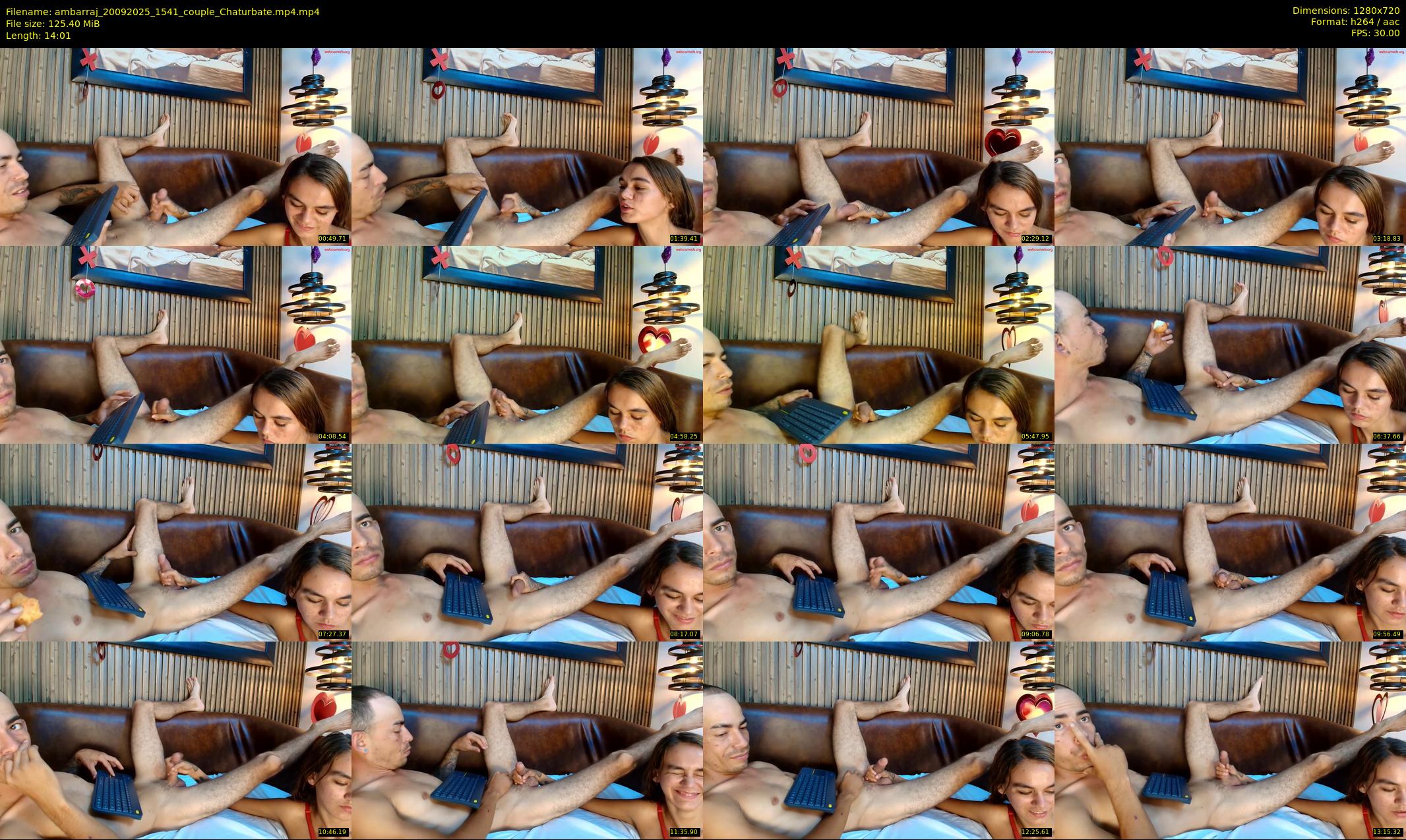 ambarraj — 15 minute Chaturbate couple cam show recording, 720p, Sep 20, 2025