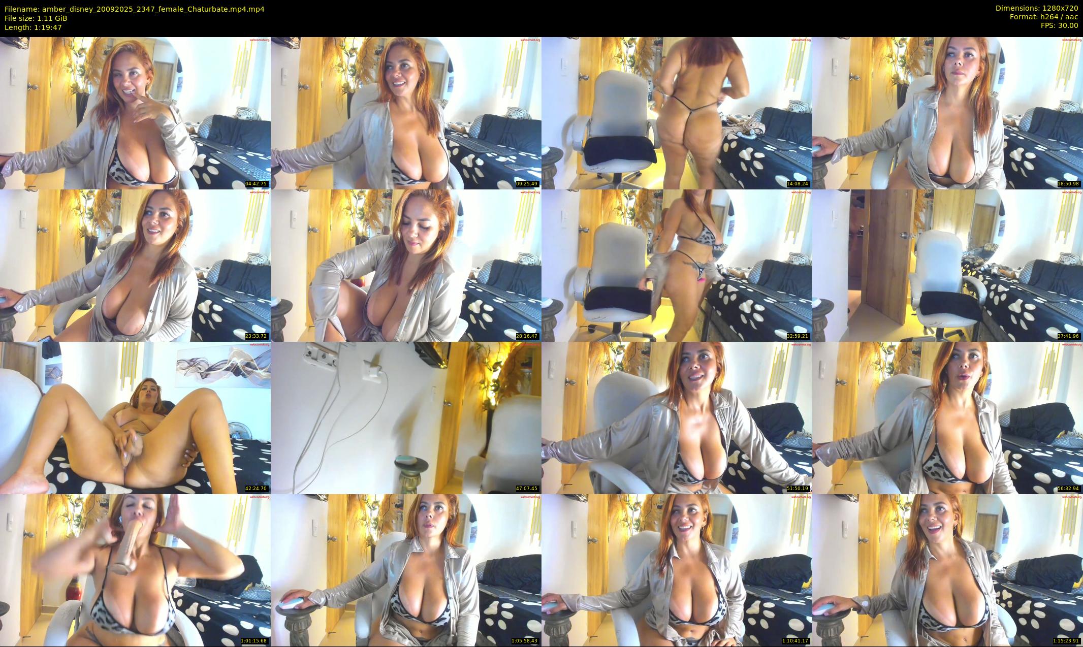 amber_disney — 80 minute Chaturbate female cam show recording, 720p, Sep 20, 2025
