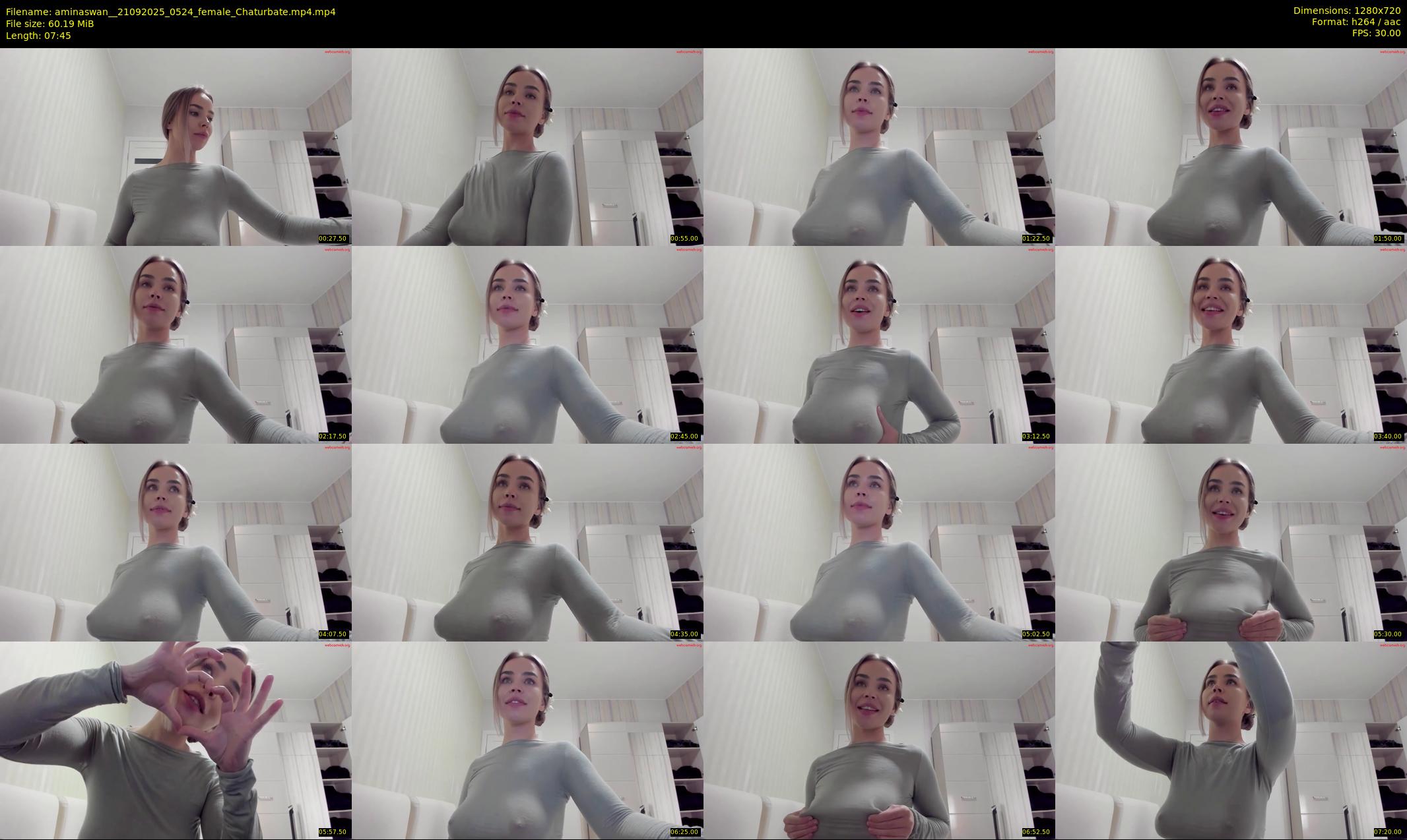 aminaswan_ — 8 minute Chaturbate female cam show recording, 720p, Sep 21, 2025