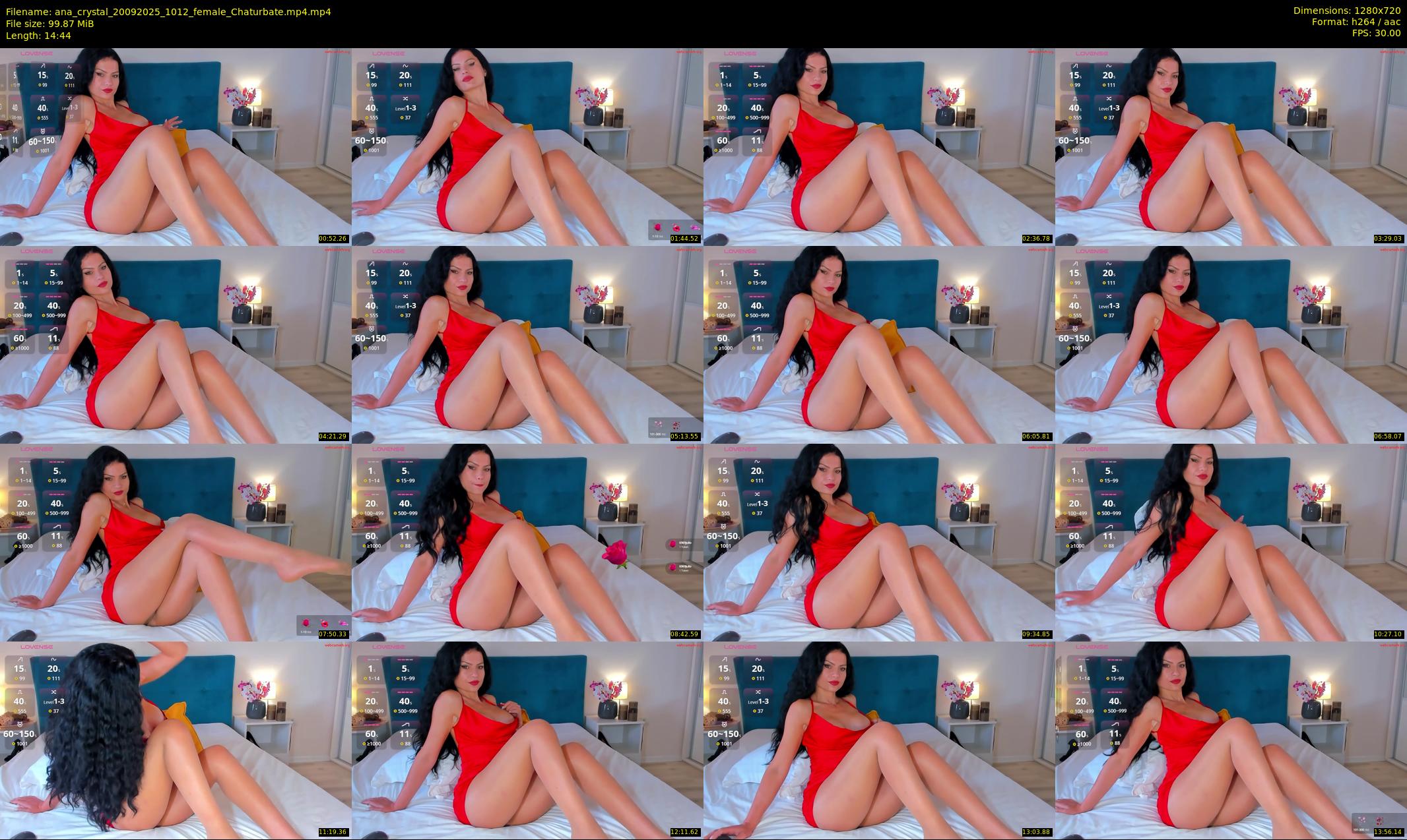ana_crystal — 15 minute Chaturbate female cam show recording, 720p, Sep 20, 2025