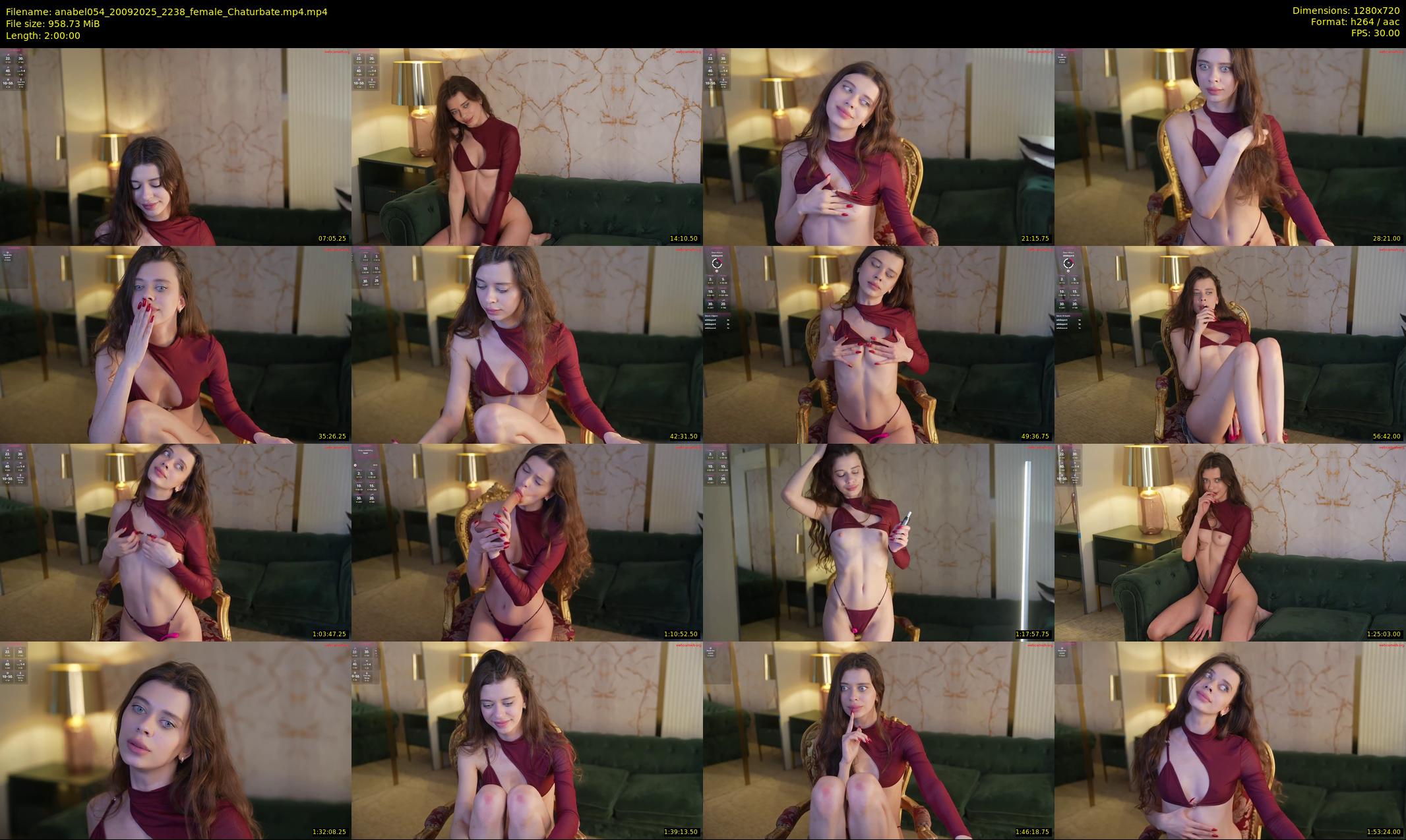 anabel054 — 120 minute Chaturbate female cam show recording, 720p, Sep 20, 2025