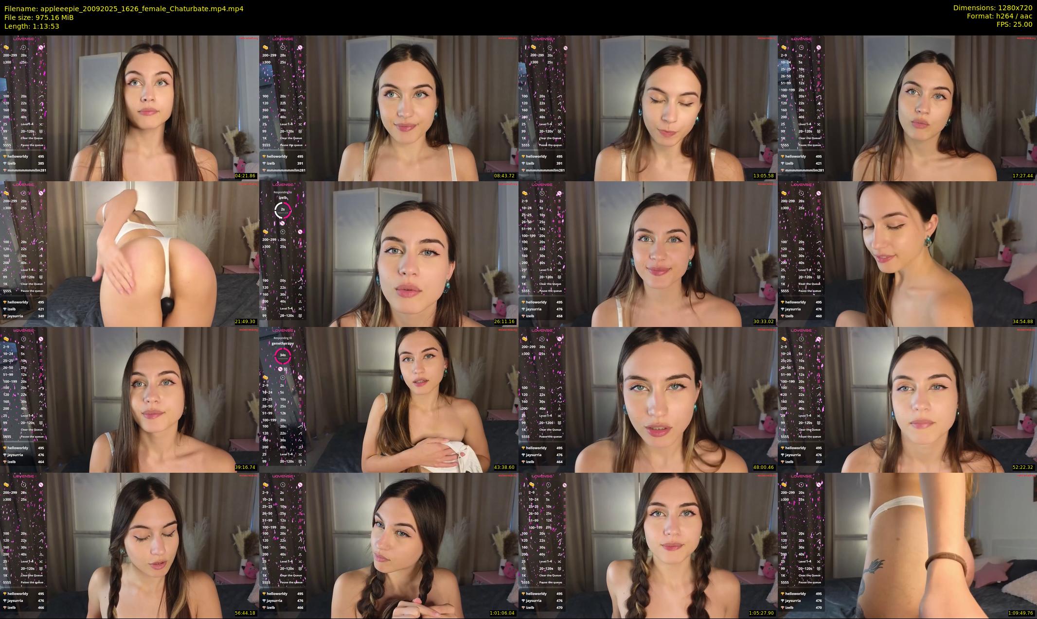 appleeepie — 74 minute Chaturbate female cam show recording, 720p, Sep 20, 2025