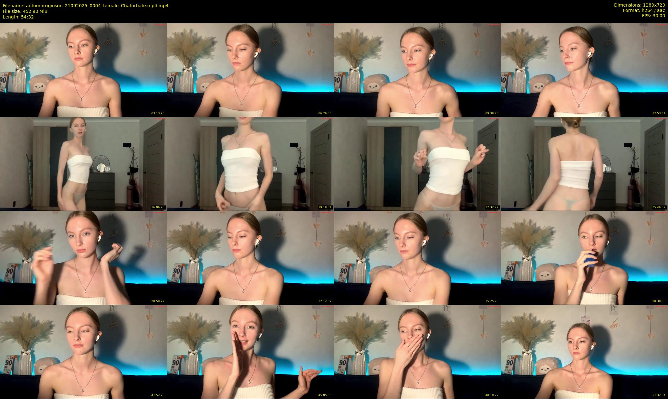 autumnroginson — 55 minute Chaturbate female cam show recording, 720p, Sep 21, 2025
