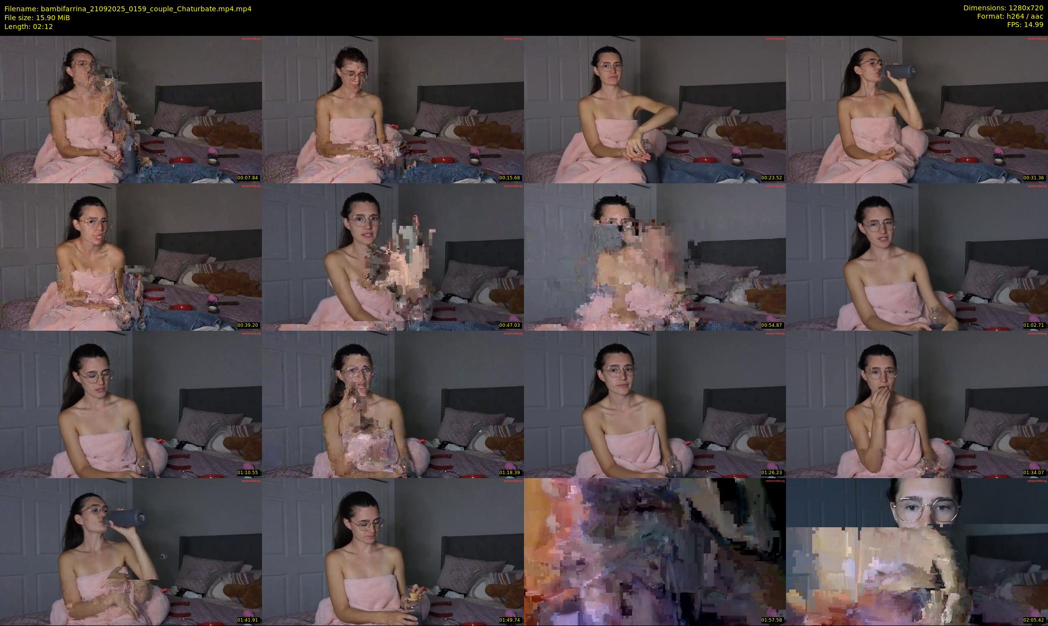 bambifarrina — 3 minute Chaturbate couple cam show recording, 720p, Sep 21, 2025