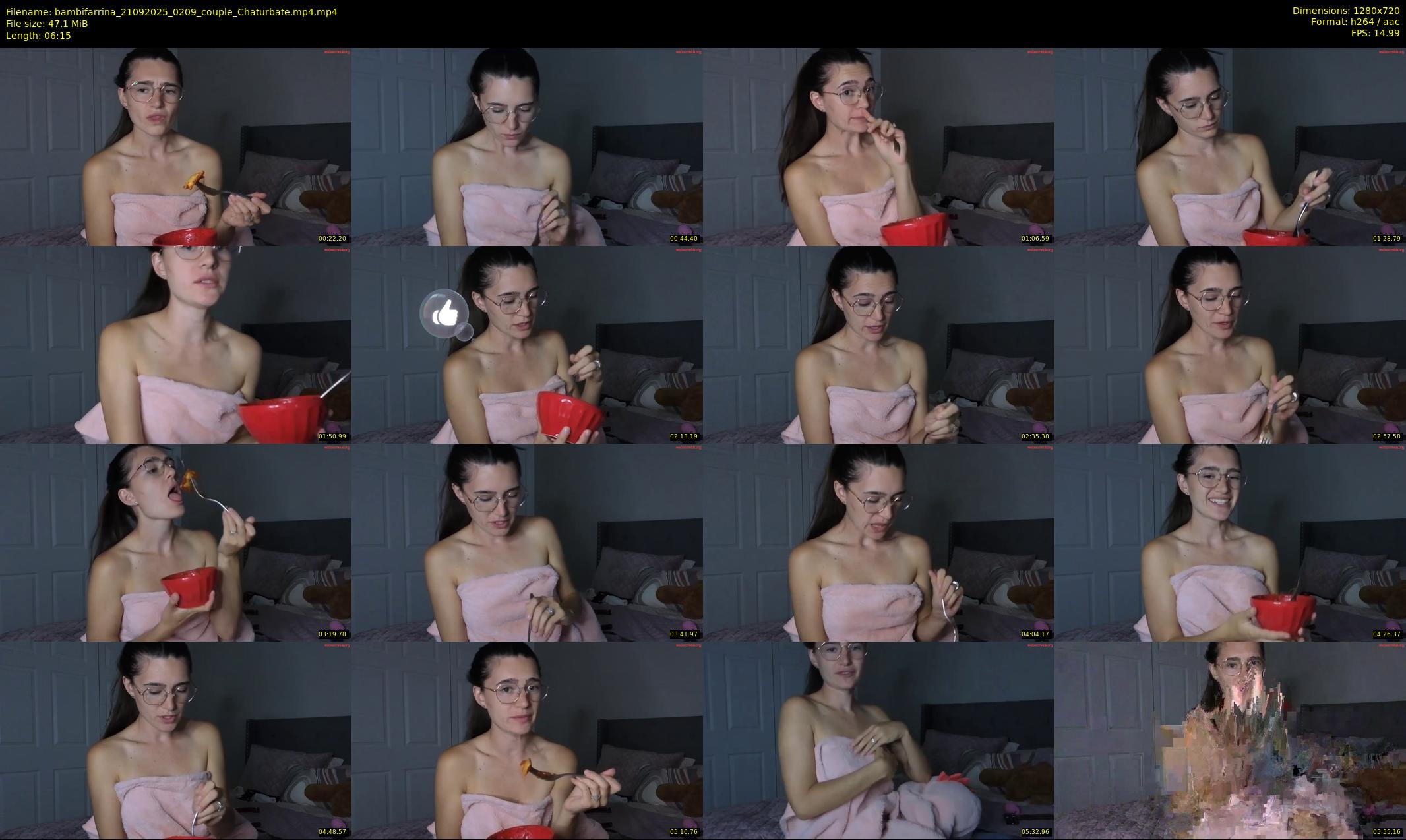 bambifarrina — 7 minute Chaturbate couple cam show recording, 720p, Sep 21, 2025