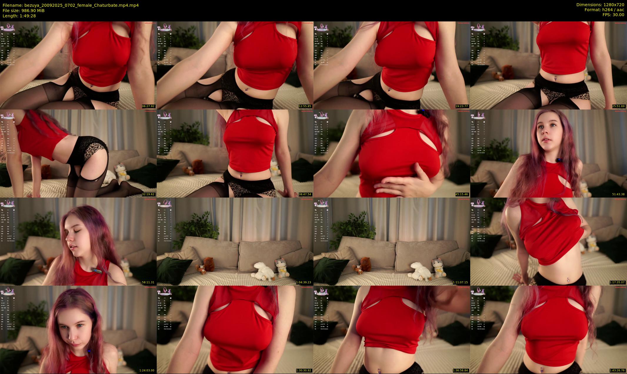 bezuya — 110 minute Chaturbate female cam show recording, 720p, Sep 20, 2025