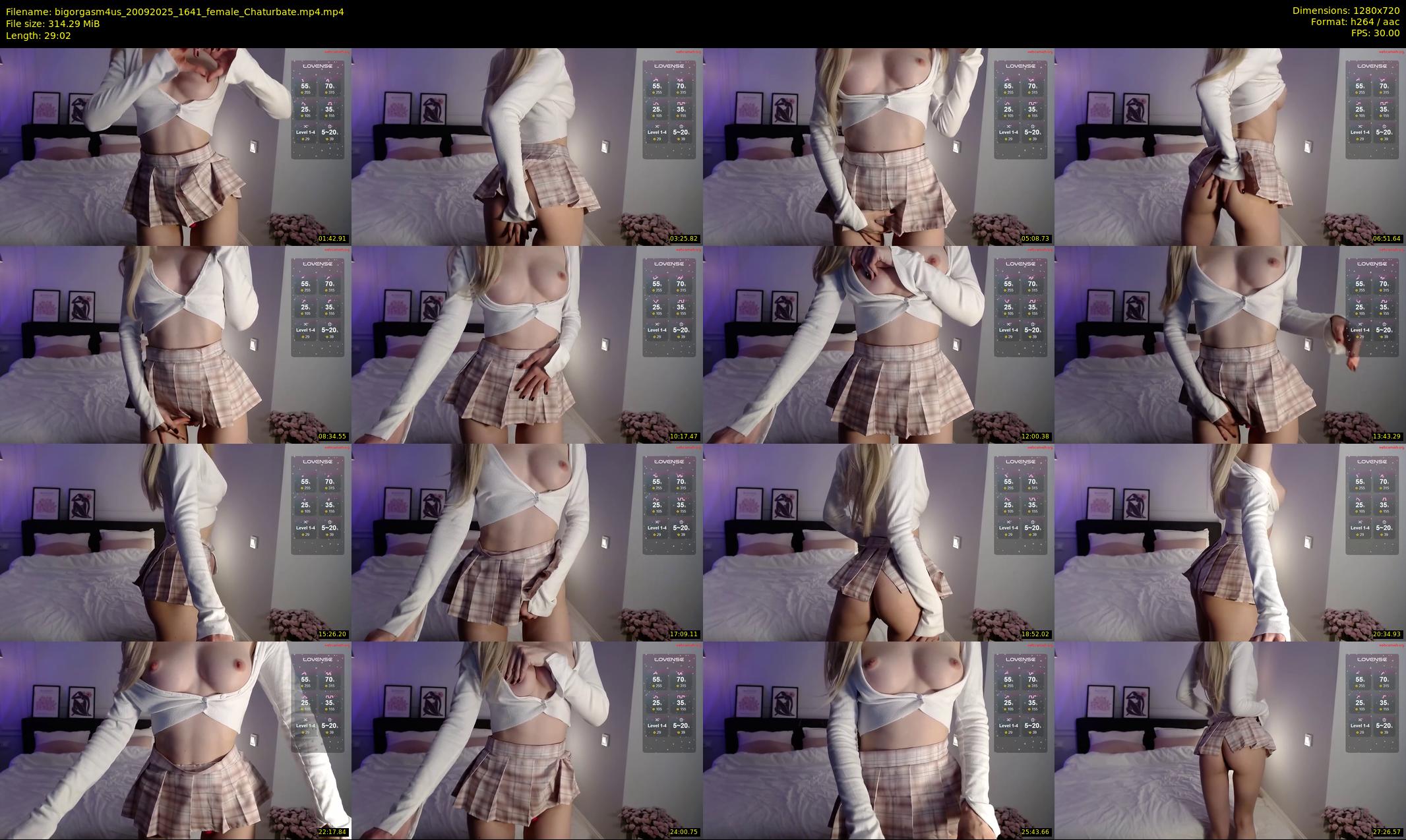 bigorgasm4us — 30 minute Chaturbate female cam show recording, 720p, Sep 20, 2025