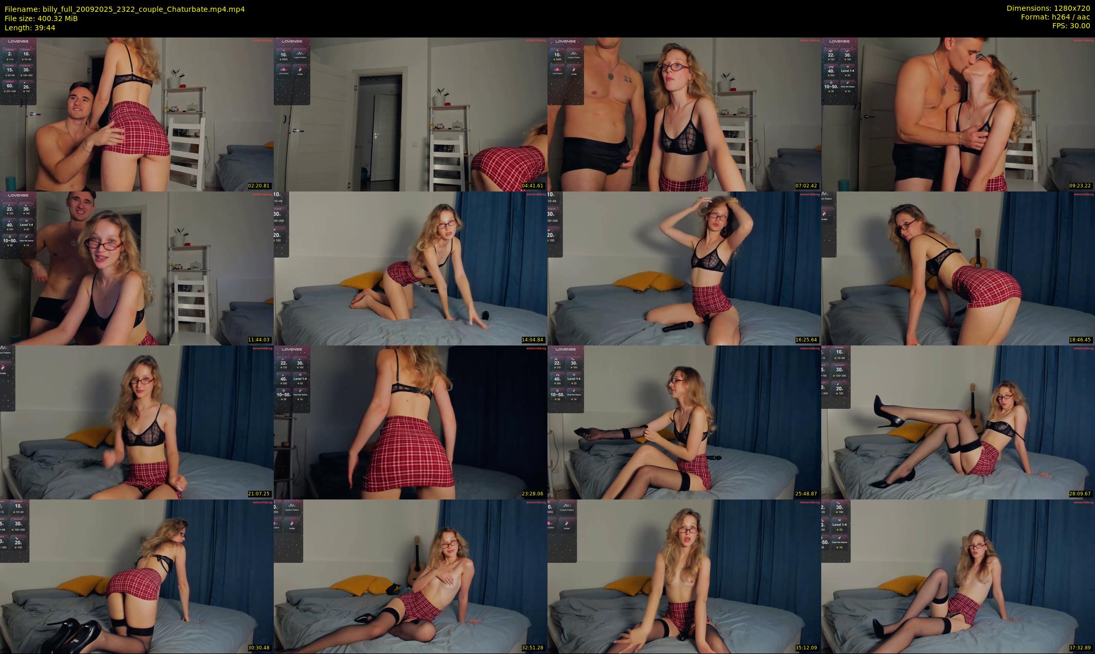 billy_full — 40 minute Chaturbate couple cam show recording, 720p, Sep 20, 2025