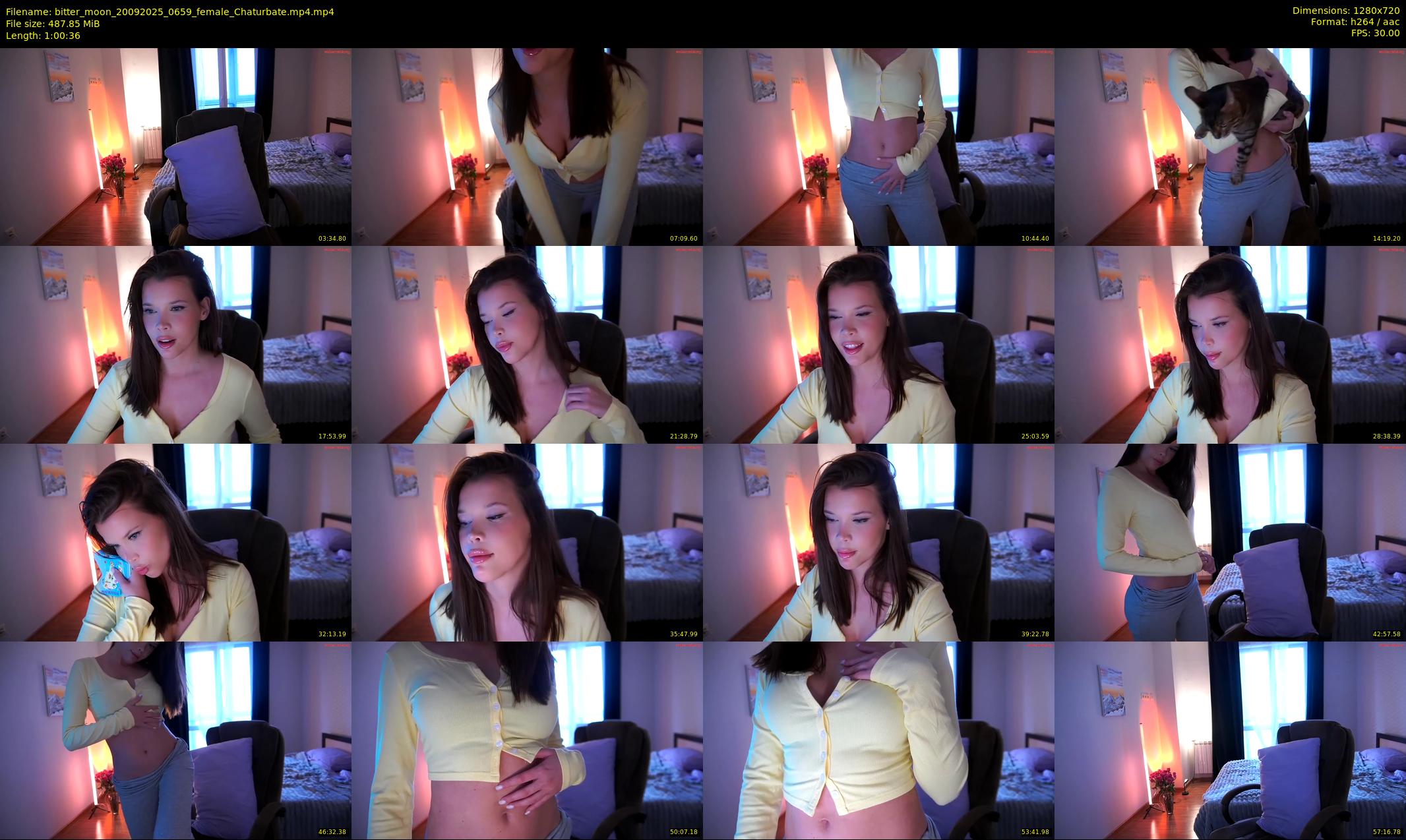 bitter_moon — 61 minute Chaturbate female cam show recording, 720p, Sep 20, 2025
