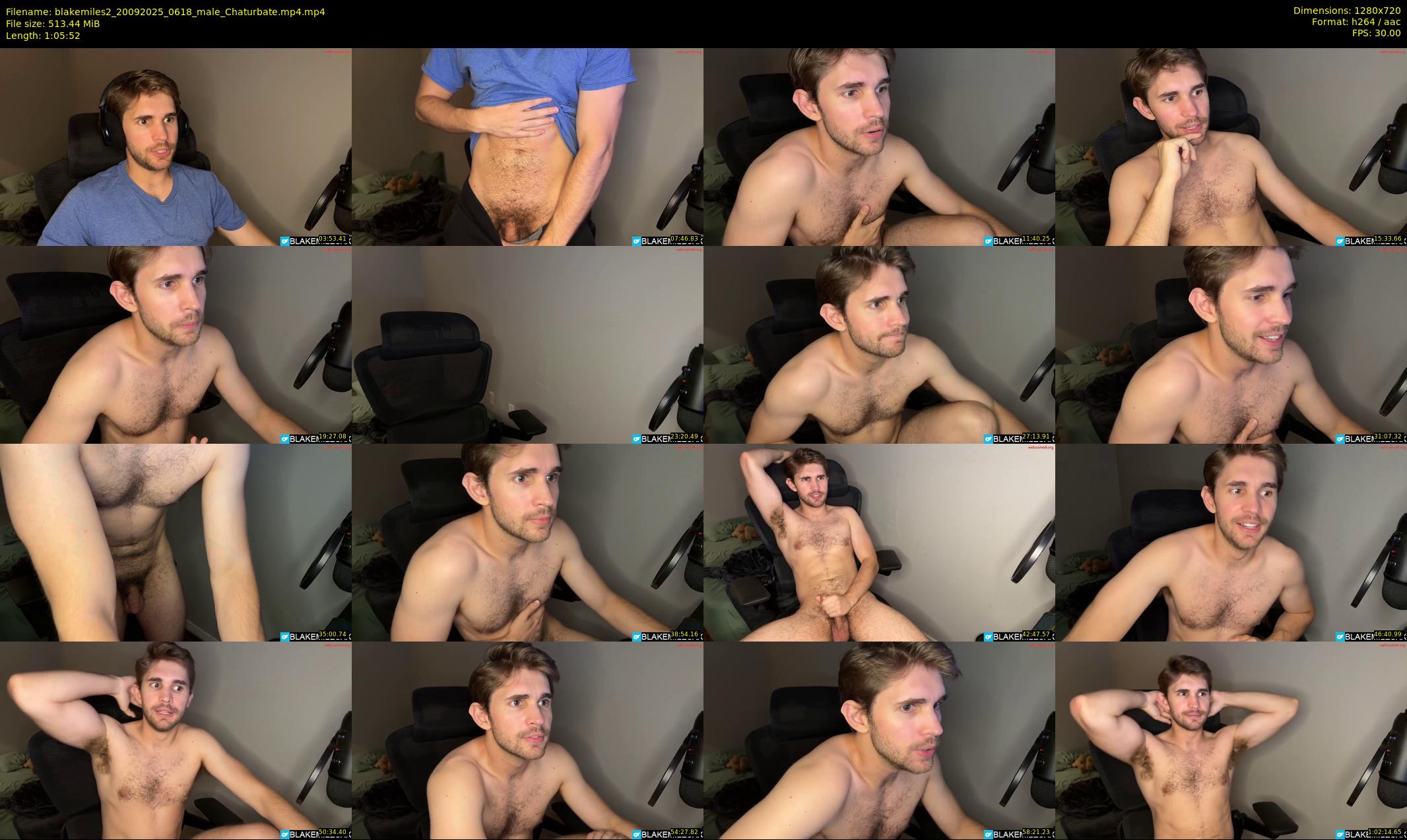 blakemiles2 — 66 minute Chaturbate male cam show recording, 720p, Sep 20, 2025