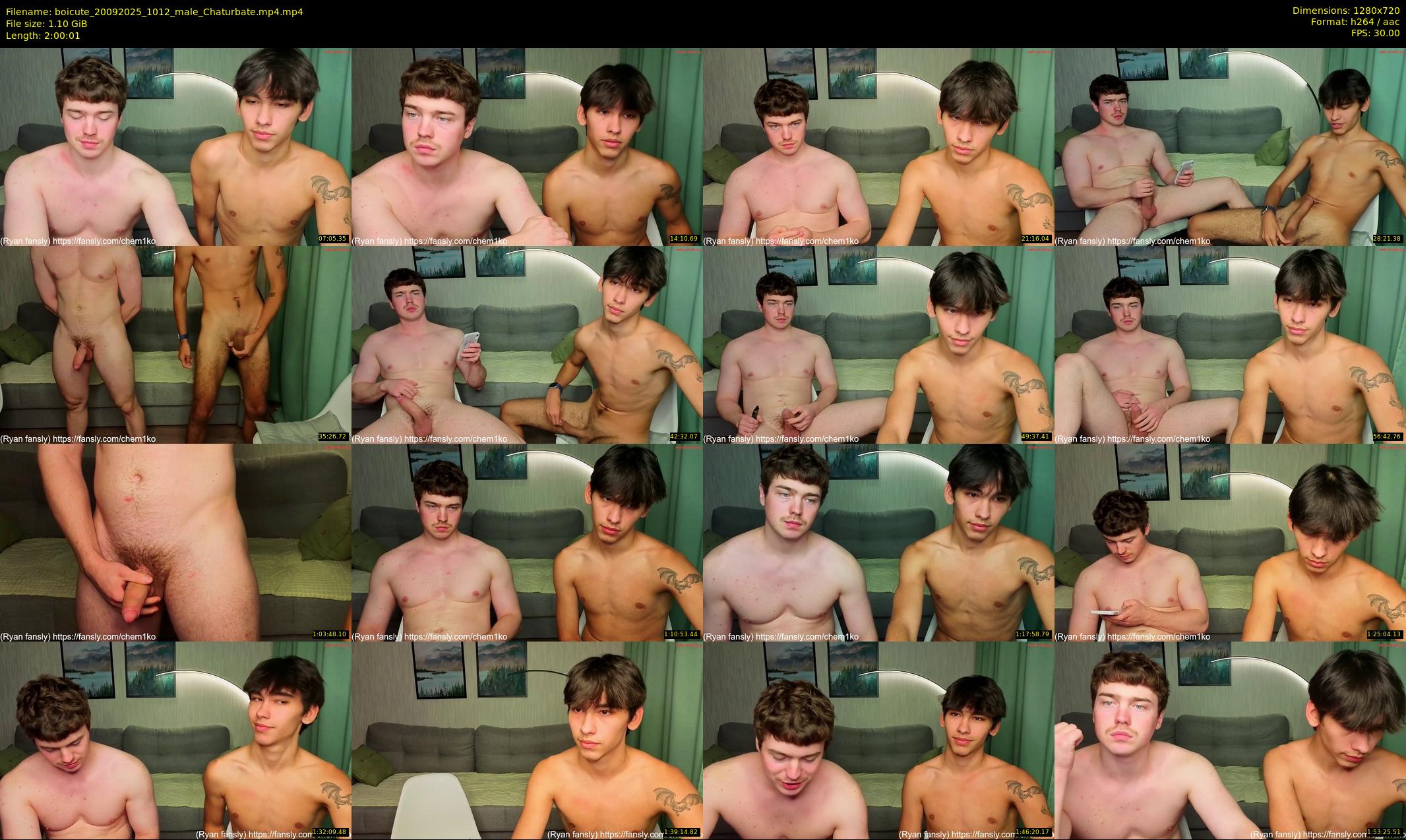 boicute — 121 minute Chaturbate male cam show recording, 720p, Sep 20, 2025
