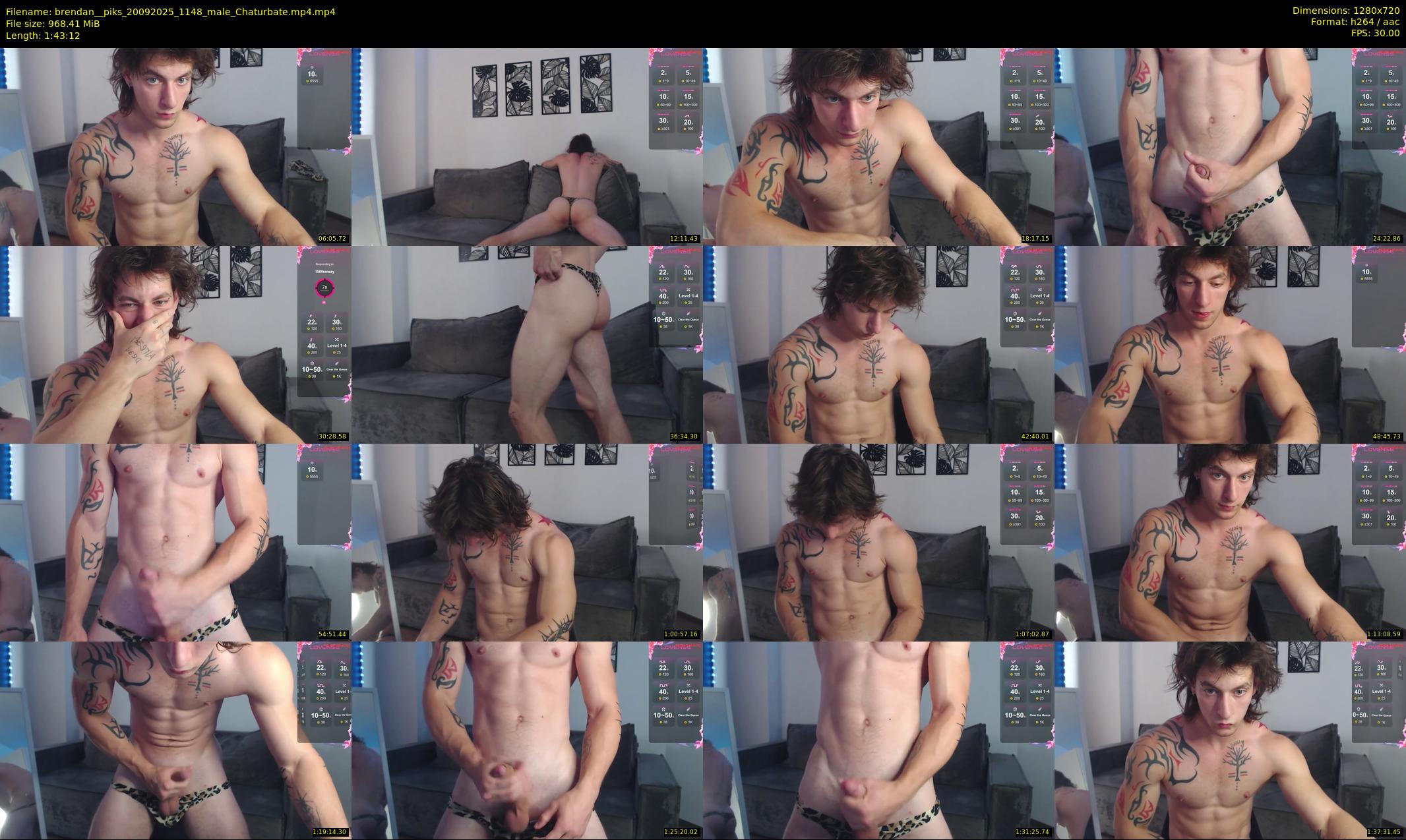 brendan__piks — 104 minute Chaturbate male cam show recording, 720p, Sep 20, 2025