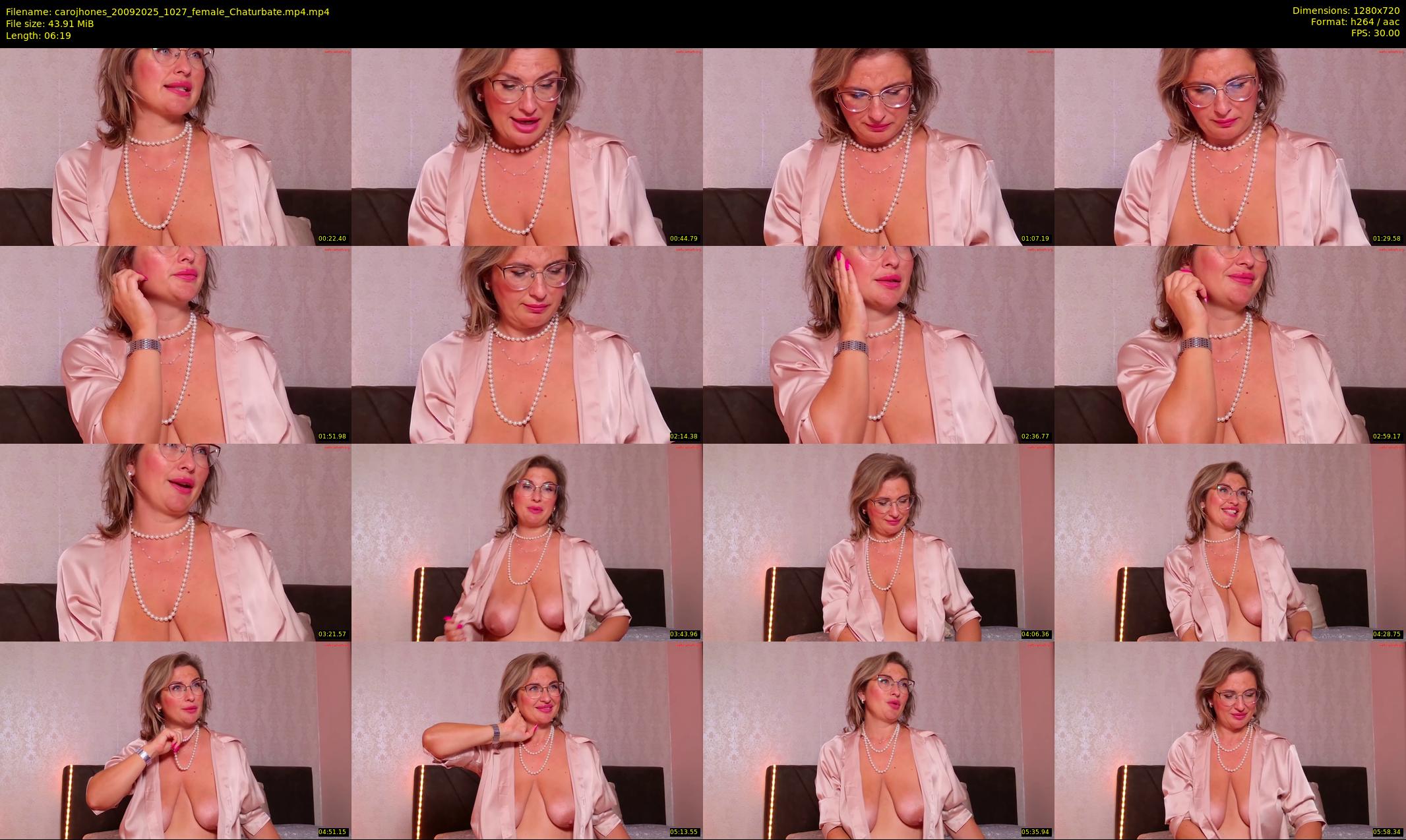 carojhones — 7 minute Chaturbate female cam show recording, 720p, Sep 20, 2025