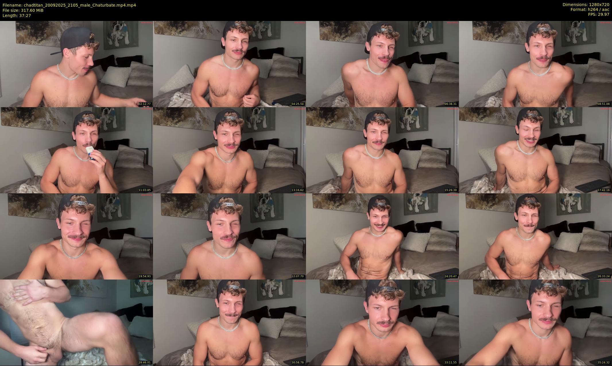 chadtitan — 38 minute Chaturbate male cam show recording, 720p, Sep 20, 2025