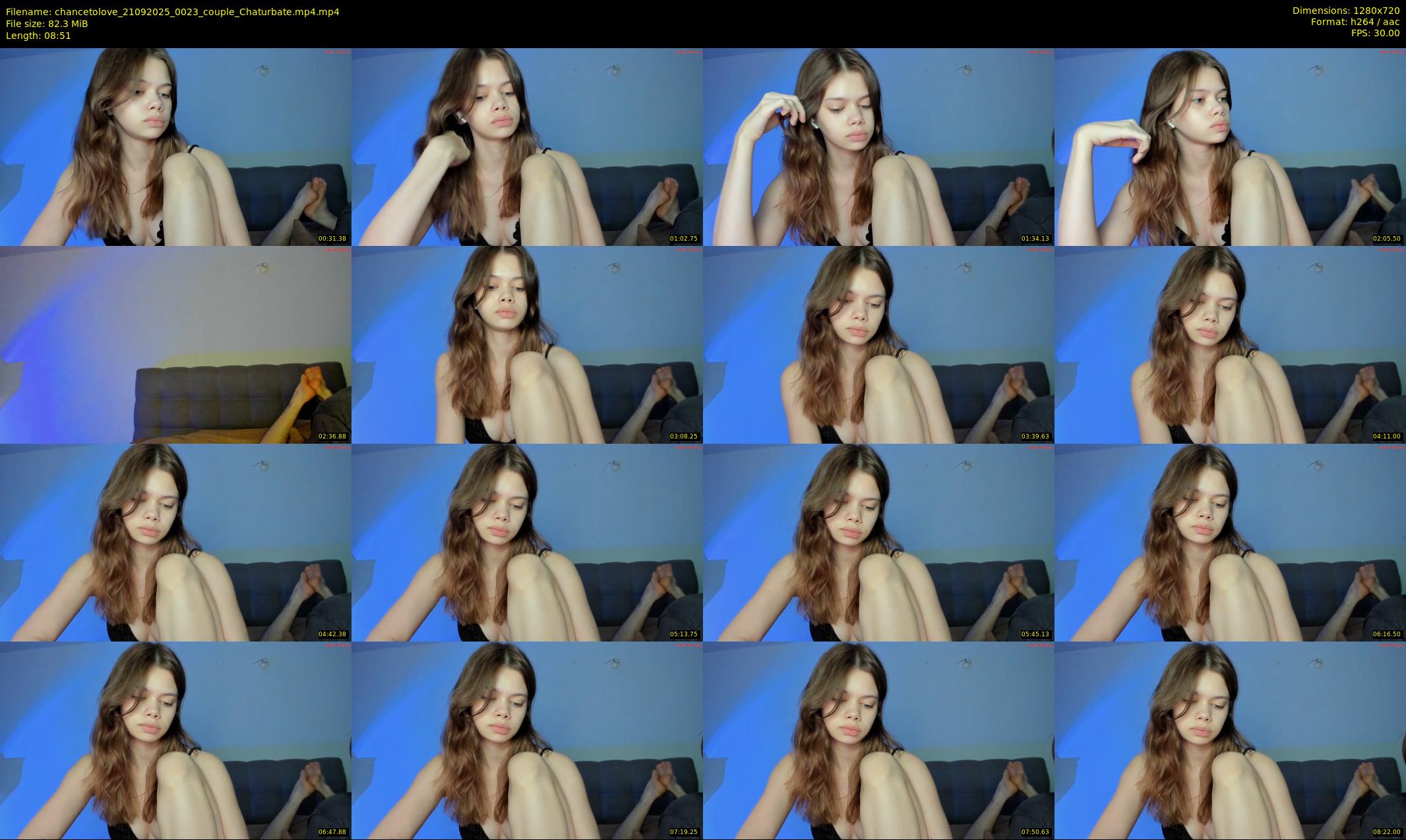 chancetolove — 9 minute Chaturbate couple cam show recording, 720p, Sep 21, 2025