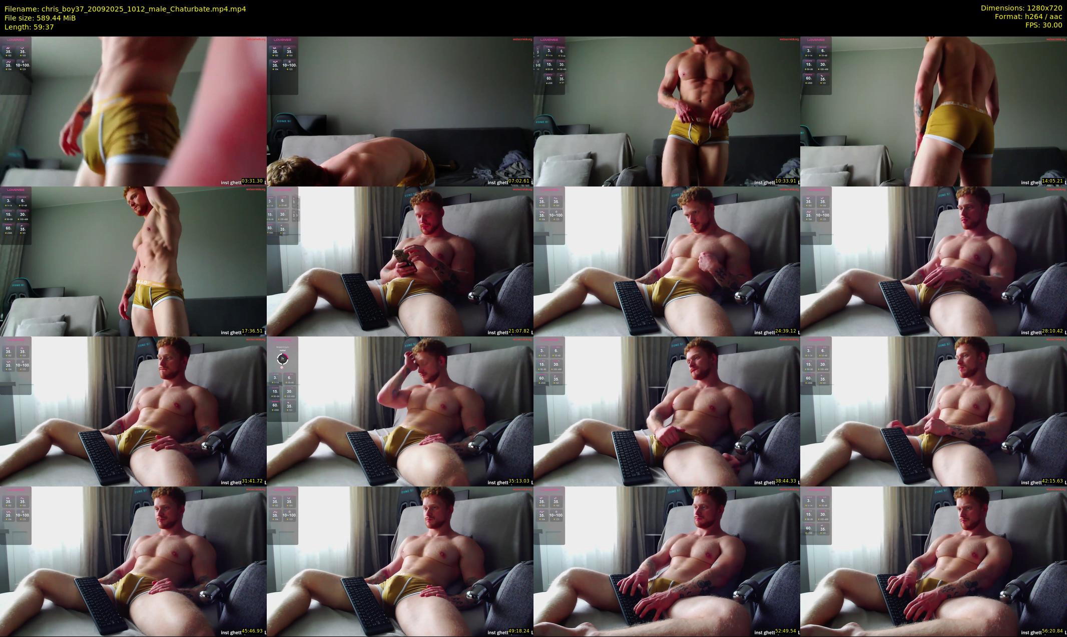 chris_boy37 — 60 minute Chaturbate male cam show recording, 720p, Sep 20, 2025
