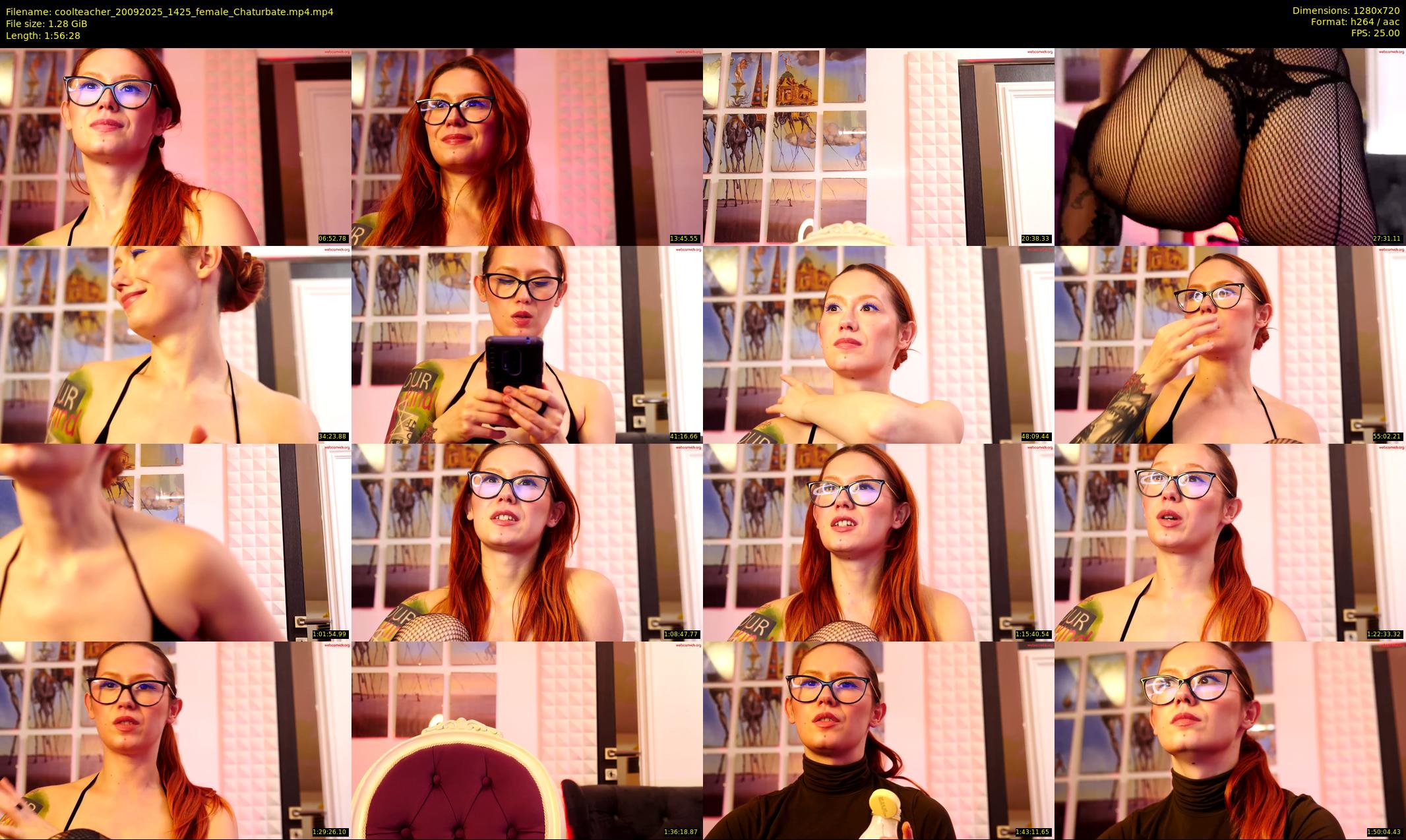 coolteacher — 117 minute Chaturbate female cam show recording, 720p, Sep 20, 2025
