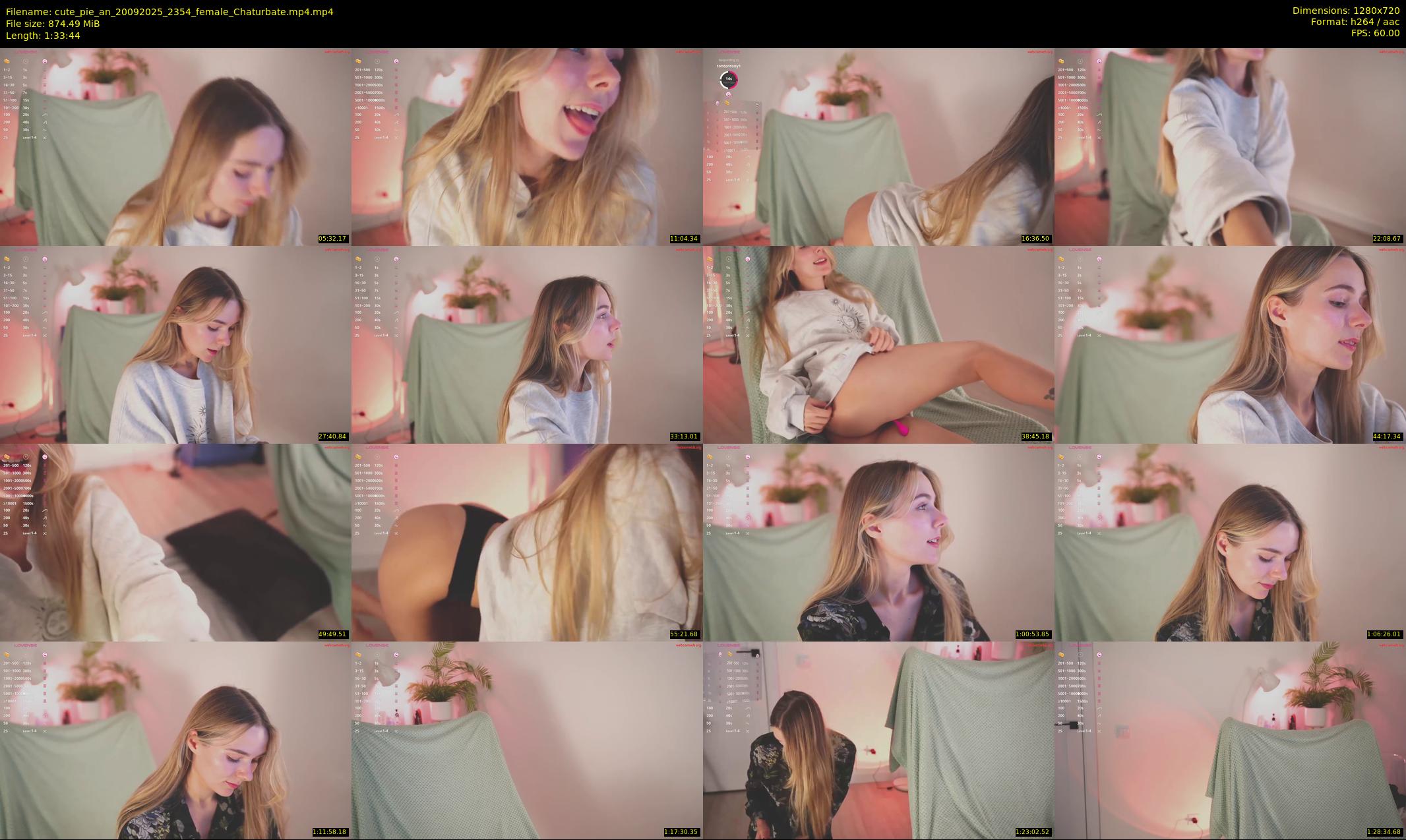 cute_pie_an — 94 minute Chaturbate female cam show recording, 720p, Sep 20, 2025