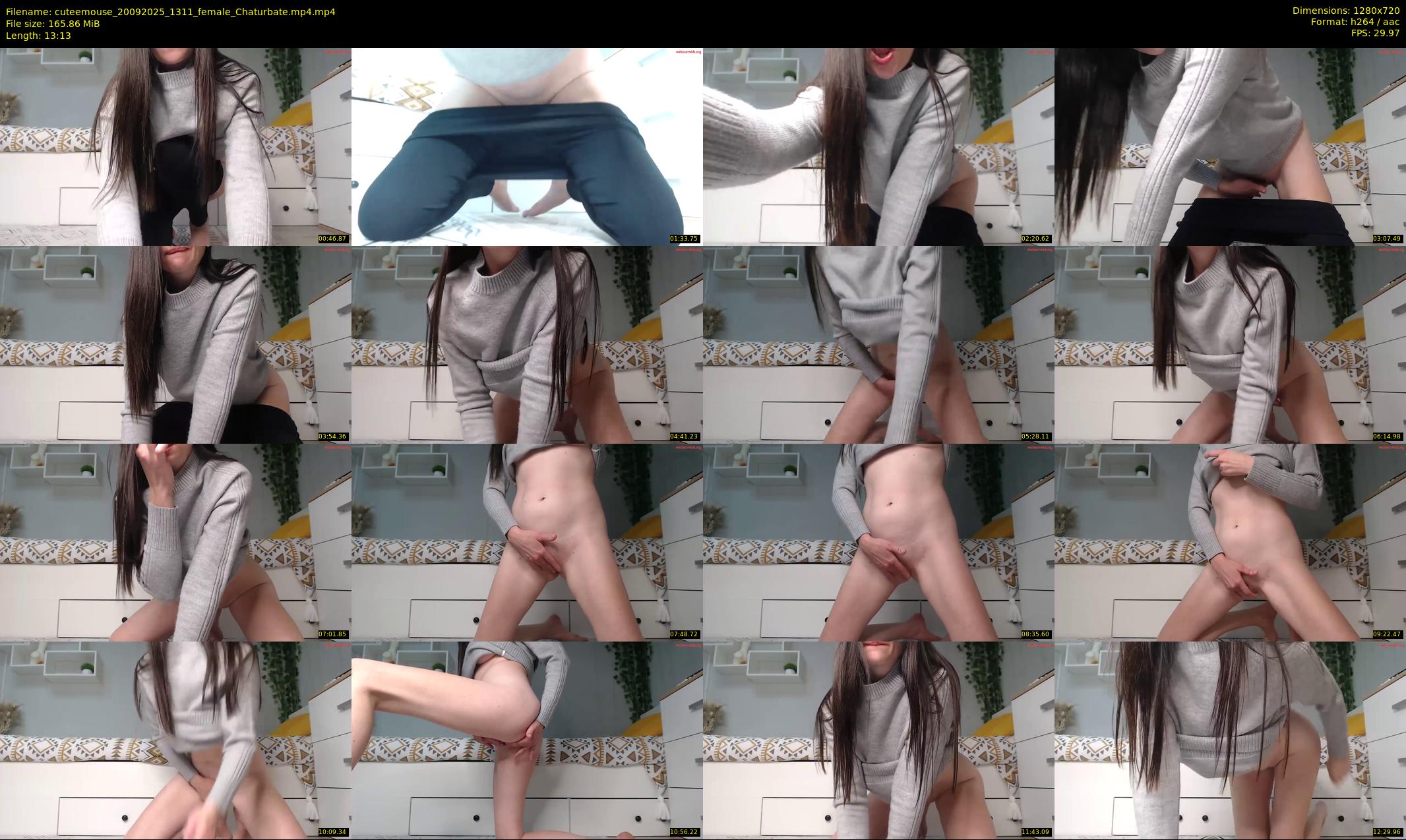 cuteemouse — 14 minute Chaturbate female cam show recording, 720p, Sep 20, 2025