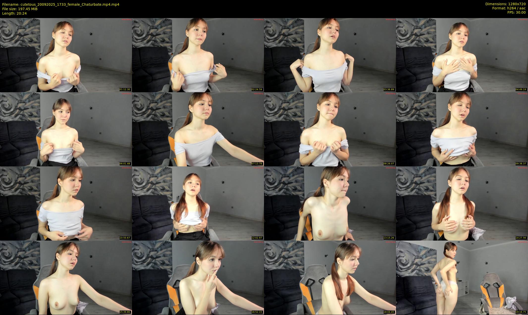 cutetous — 21 minute Chaturbate female cam show recording, 720p, Sep 20, 2025