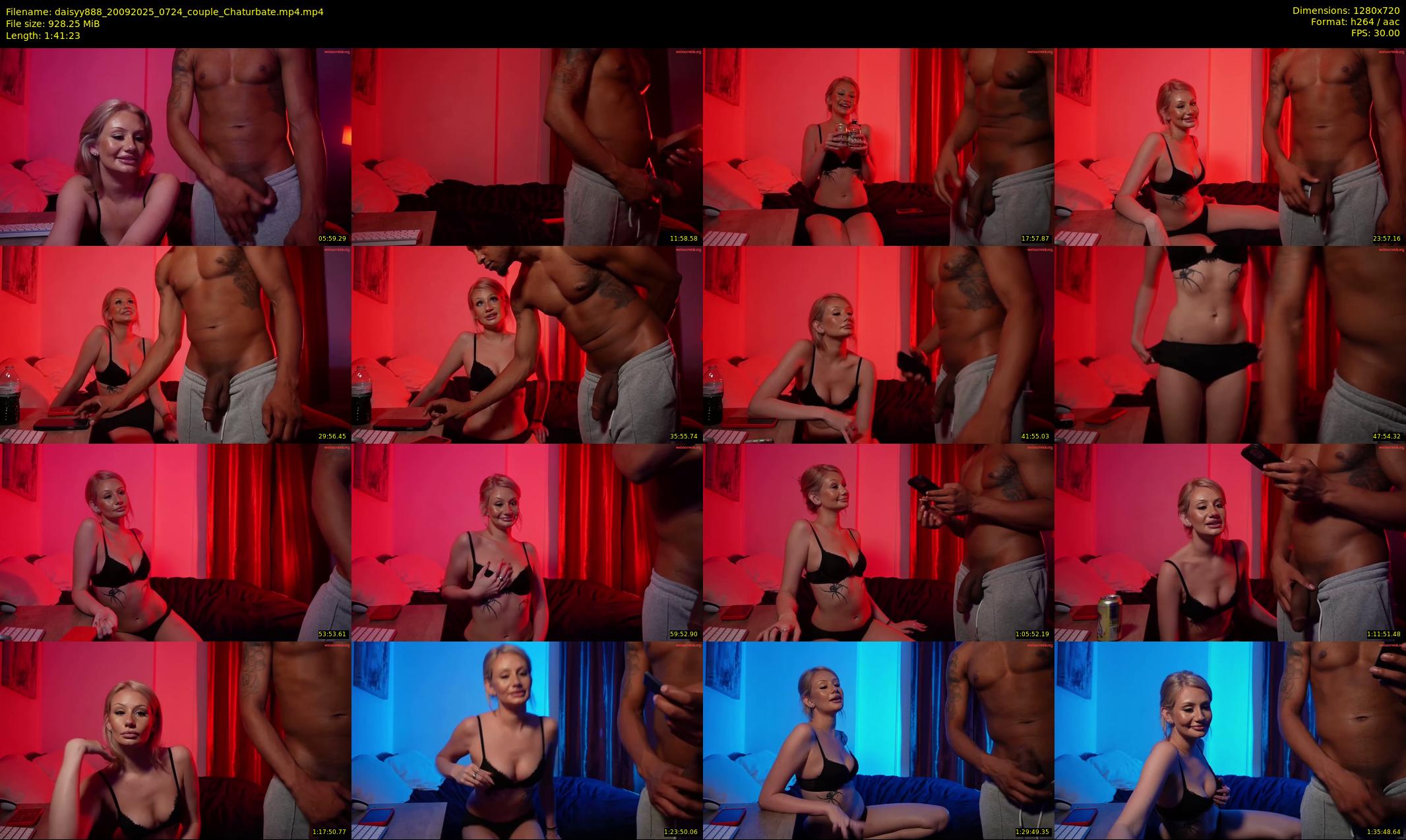 daisyy888 — 102 minute Chaturbate couple cam show recording, 720p, Sep 20, 2025