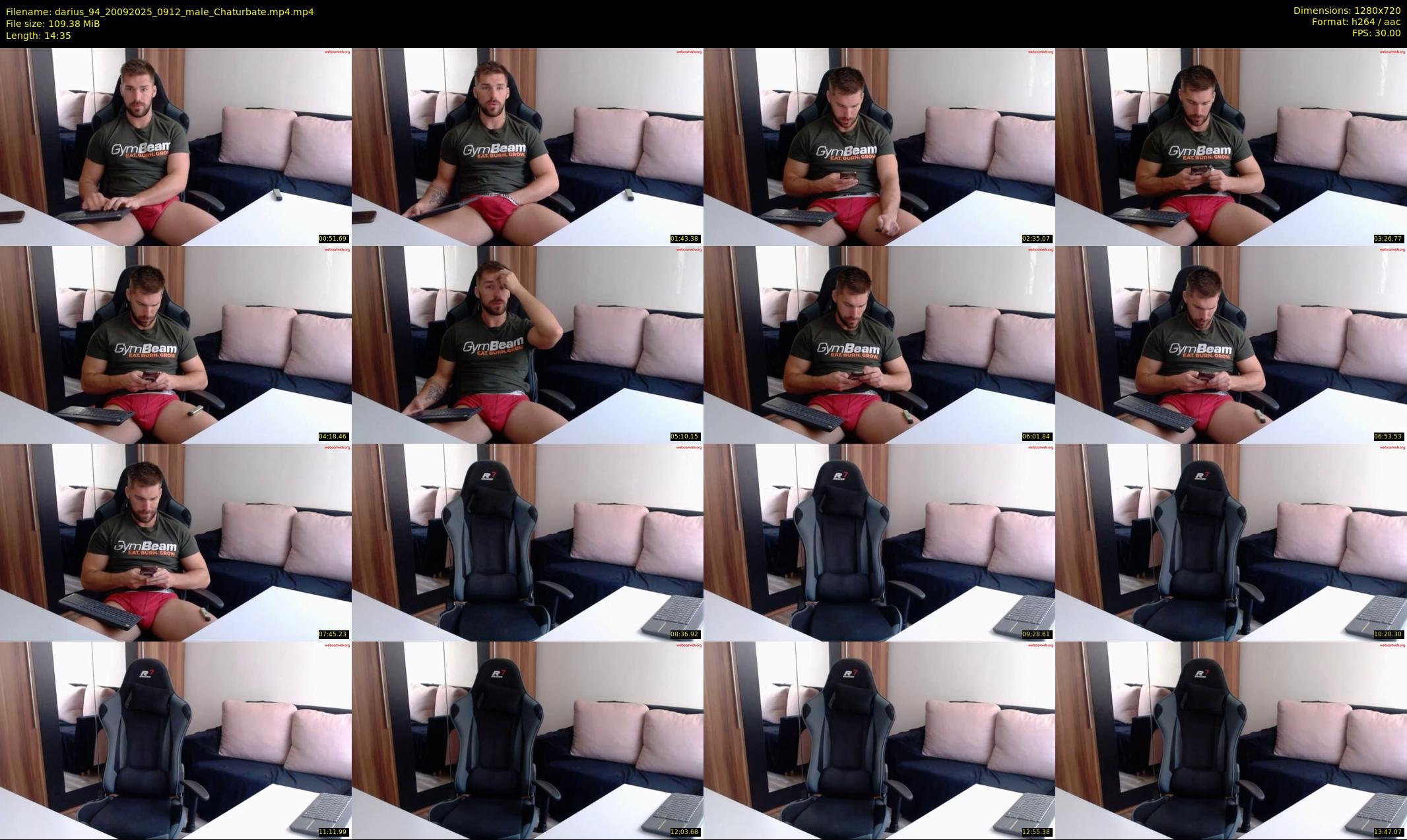 darius_94 — 15 minute Chaturbate male cam show recording, 720p, Sep 20, 2025