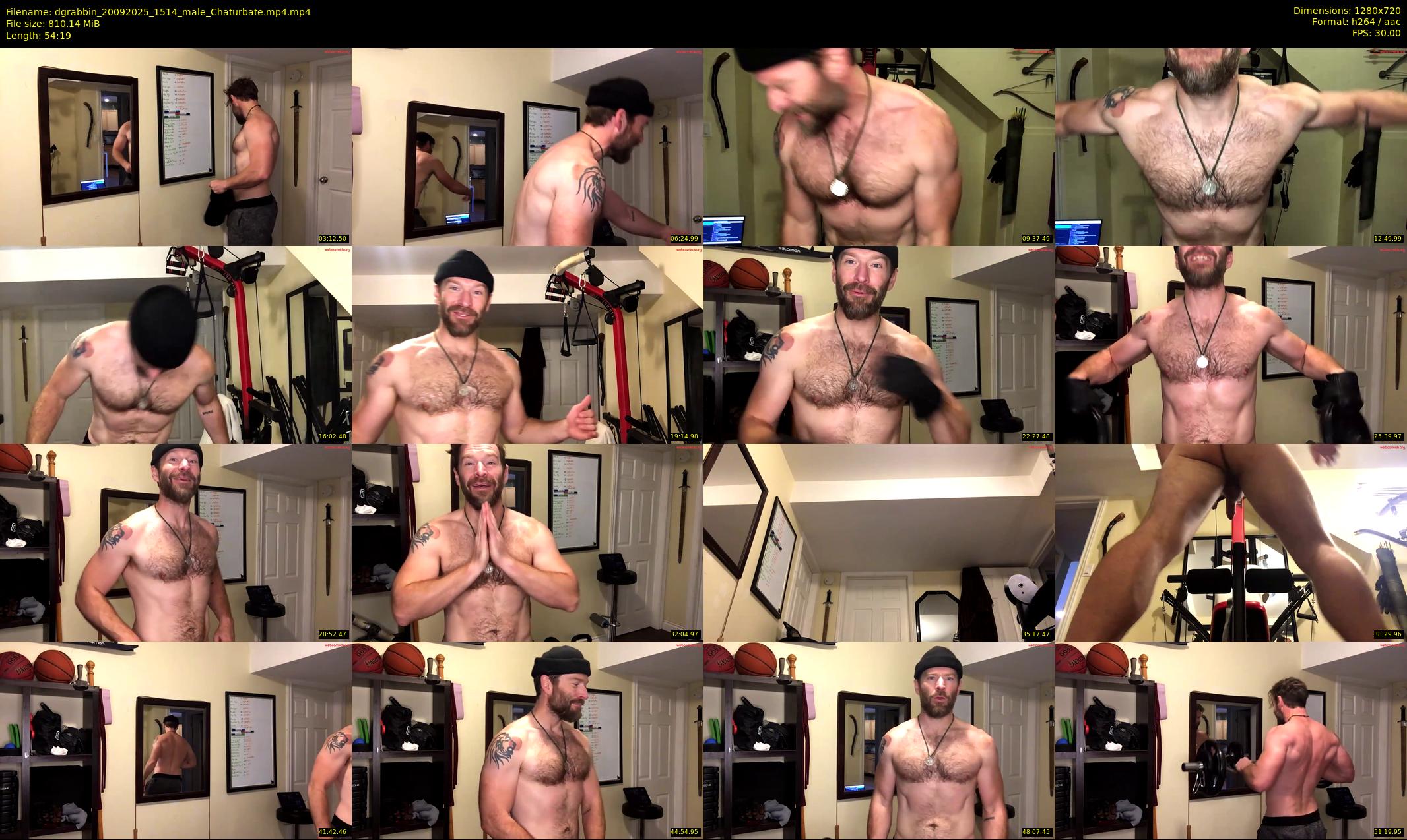 dgrabbin — 55 minute Chaturbate male cam show recording, 720p, Sep 20, 2025