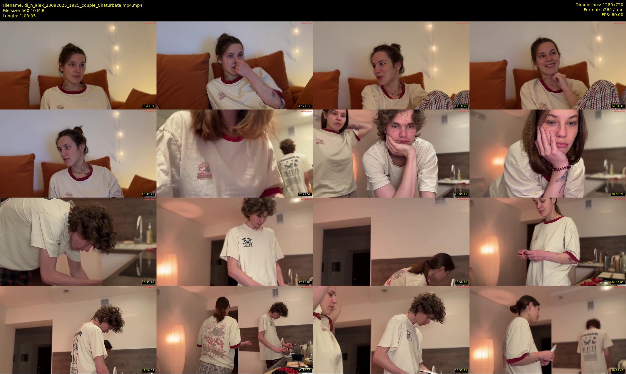 di_n_alex — 64 minute Chaturbate couple cam show recording, 720p, Sep 20, 2025